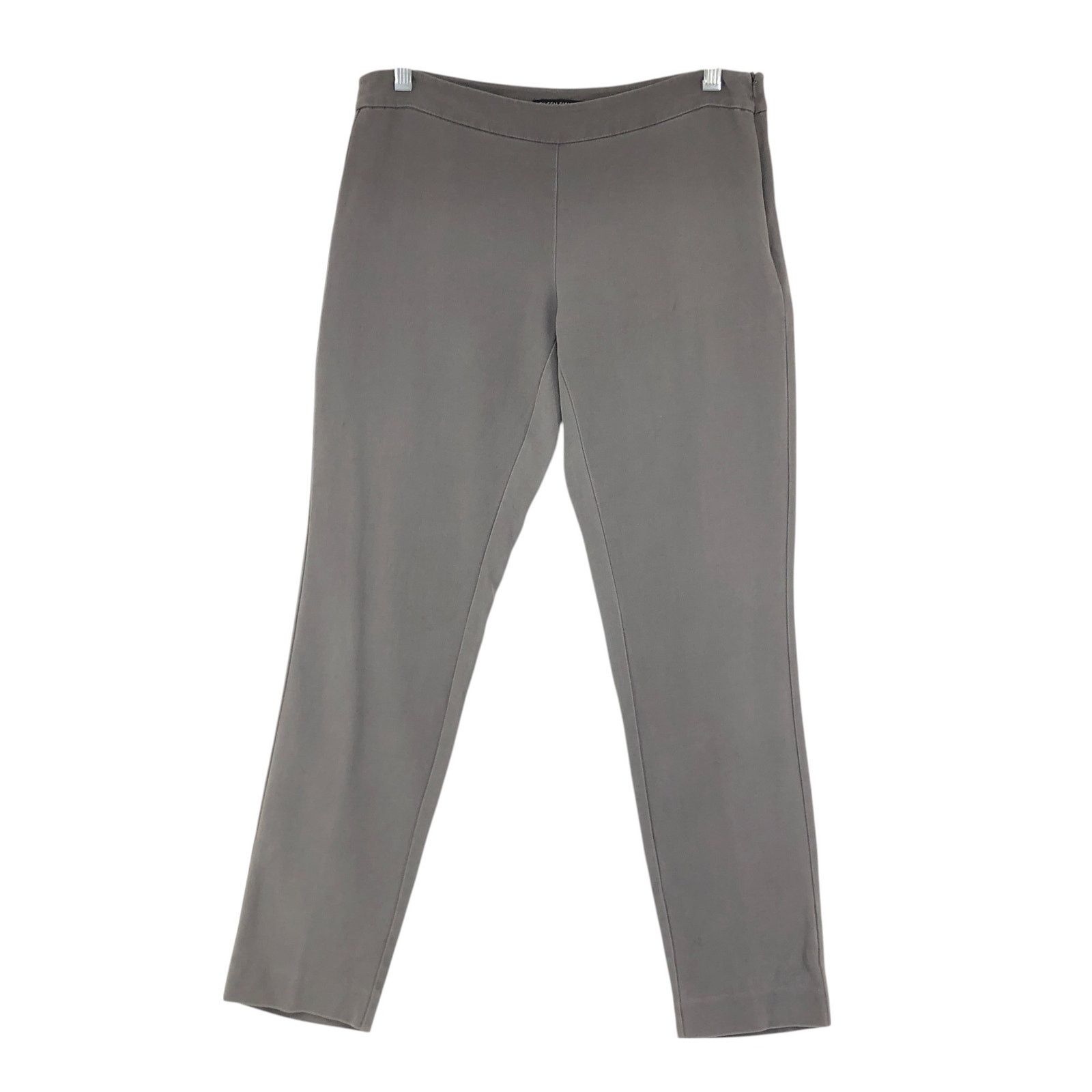 Eileen Fisher Eileen Fisher Size 6 Pants Silk Cotton Stretch Side Zip Gray Size 28" / US 6 / IT 42 - 1 Thumbnail