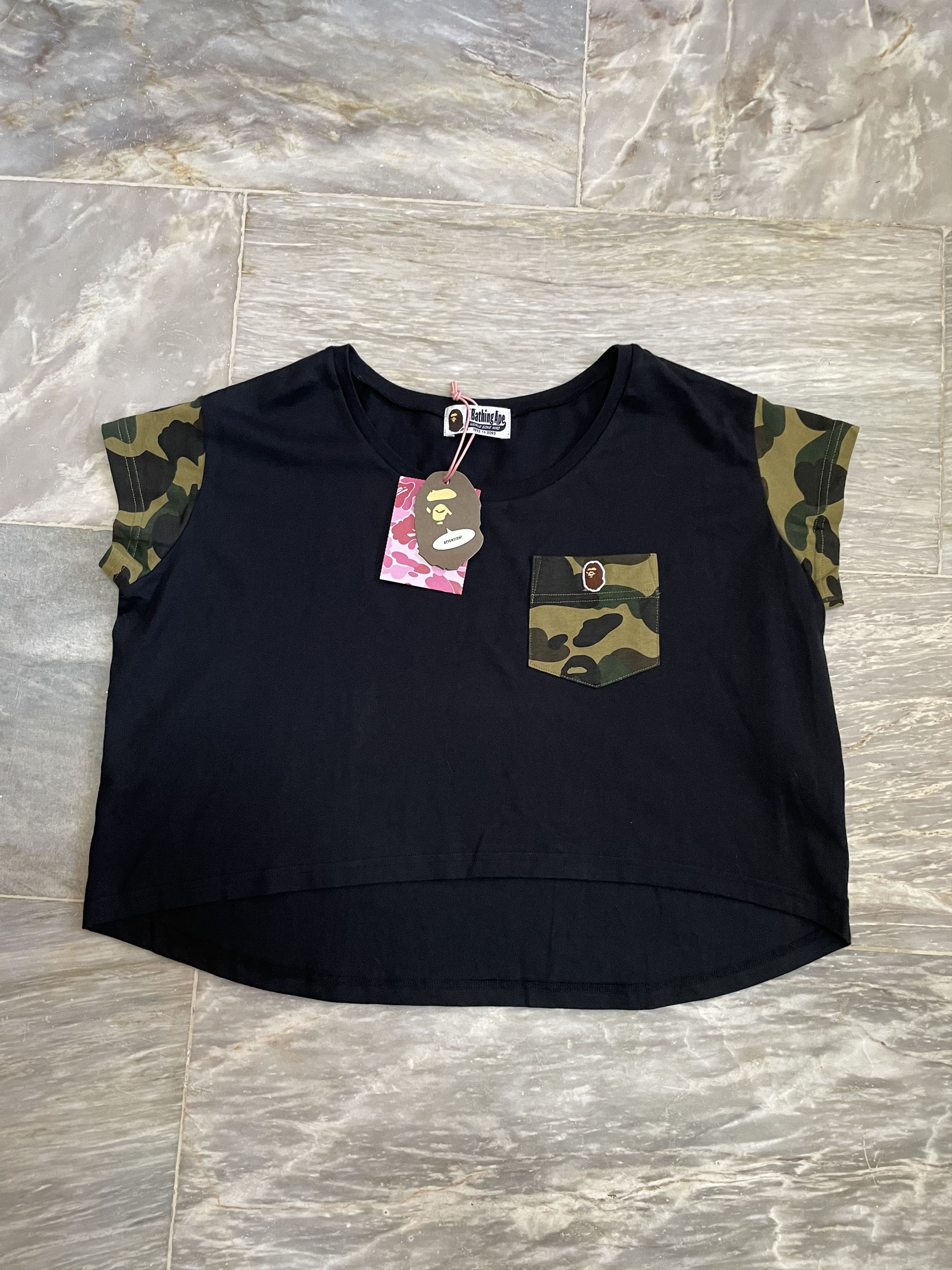 BNWT Bape Pocket Crop Top