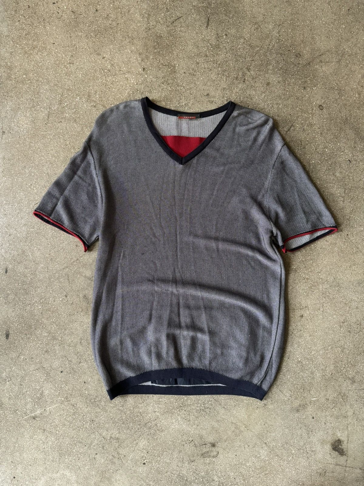 Prada Archive 2000s Prada Cycling Mesh Jersey w/ pocket | Grailed 