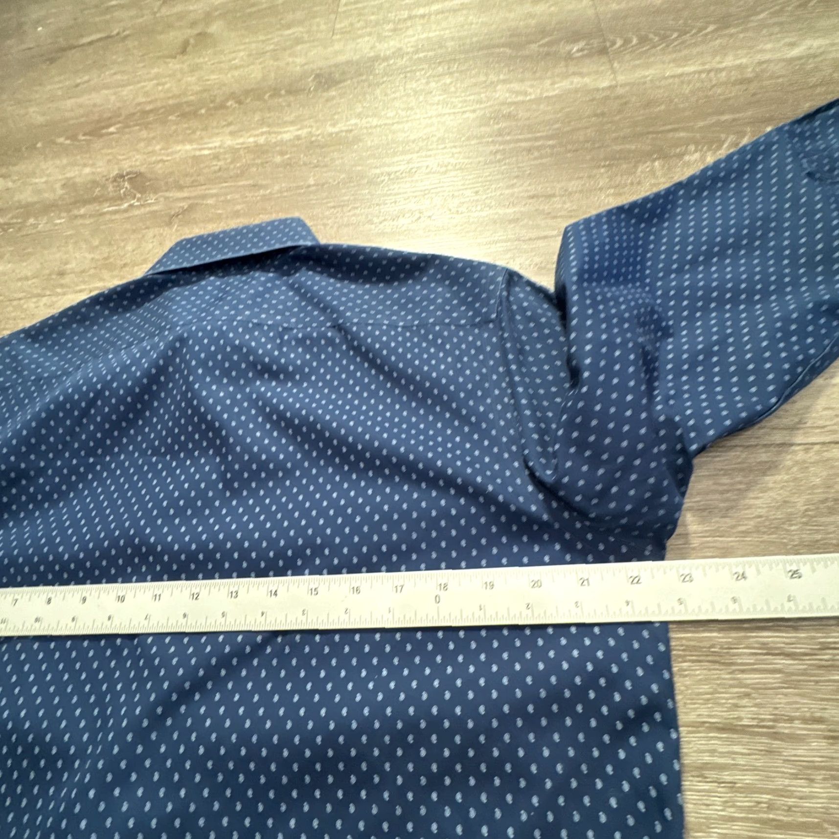 Banana Republic Banana Republic Shirt Mens Medium Blue Camden Geometric Preppy Button-Up Size US M / EU 48-50 / 2 - 6 Thumbnail