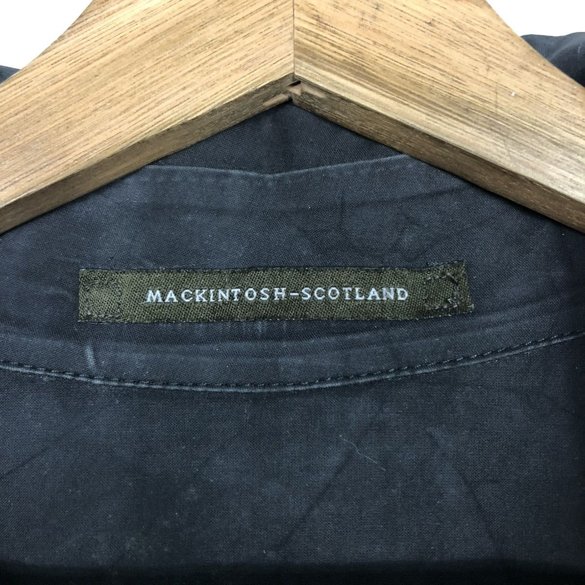Mackintosh 🔥VINTAGE LONG JACKET WAX DESIGN RICH BLACK MACKINTOSH Size US M / EU 48-50 / 2 - 20 Thumbnail