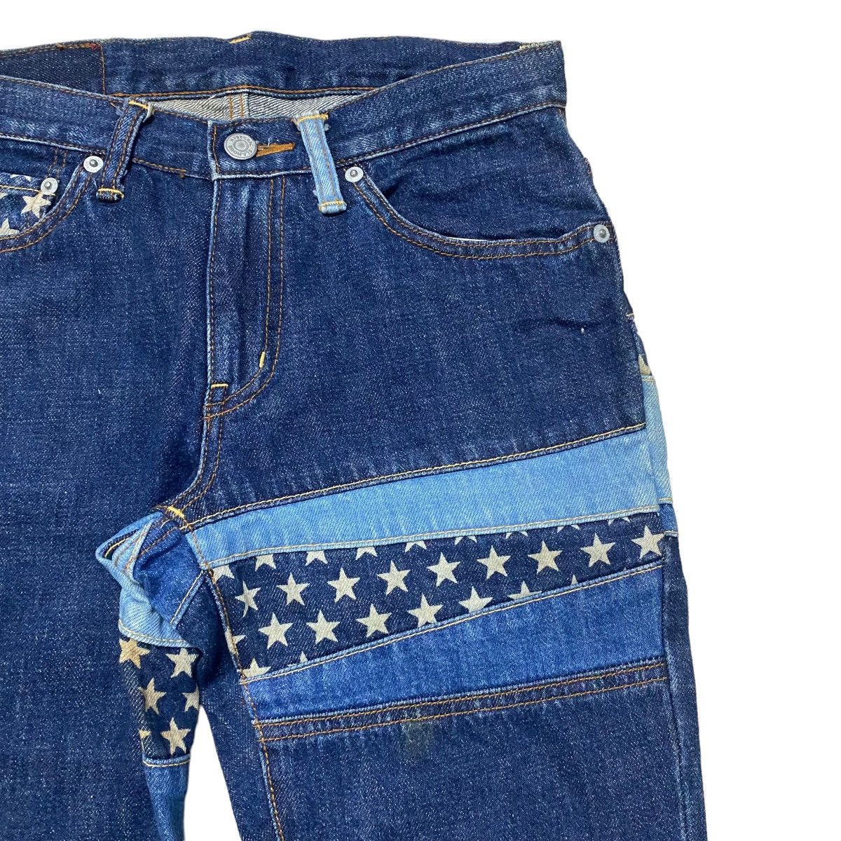 Hysteric Glamour Hysteric Glamour Hagi Patchwork American Flare Jeans Size 26" / US 2 / IT 38 - 5 Thumbnail