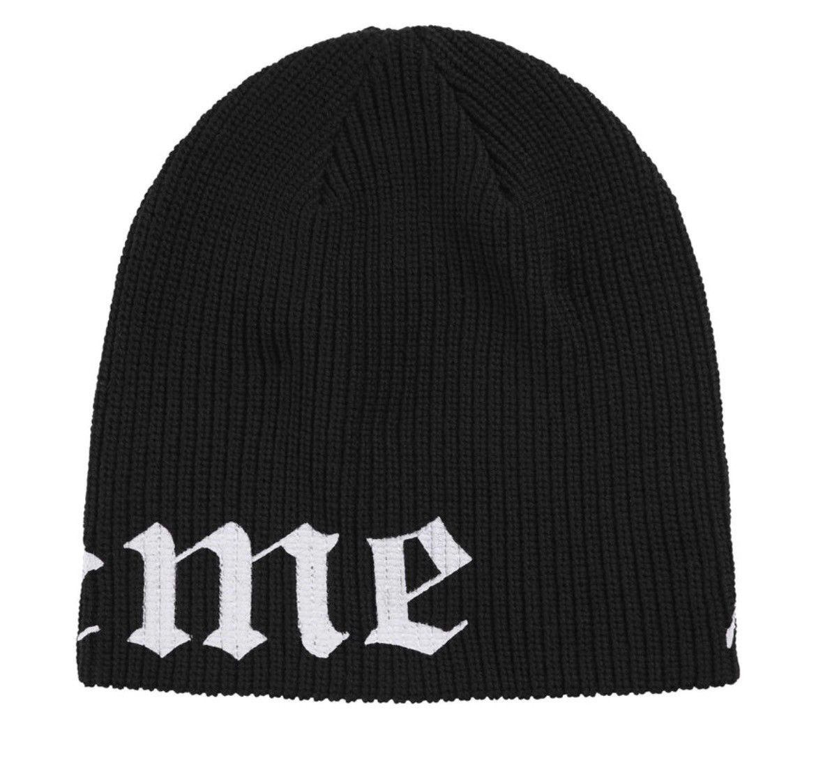 Supreme Supreme Old English Printed Beanie Black SS26 Size ONE SIZE - 2 Thumbnail