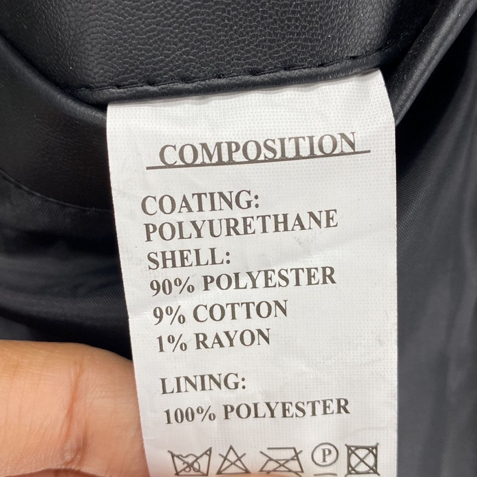 Other SF Superlative Fashion black moto jacket faux leather size M Size US M / EU 48-50 / 2 - 10 Thumbnail