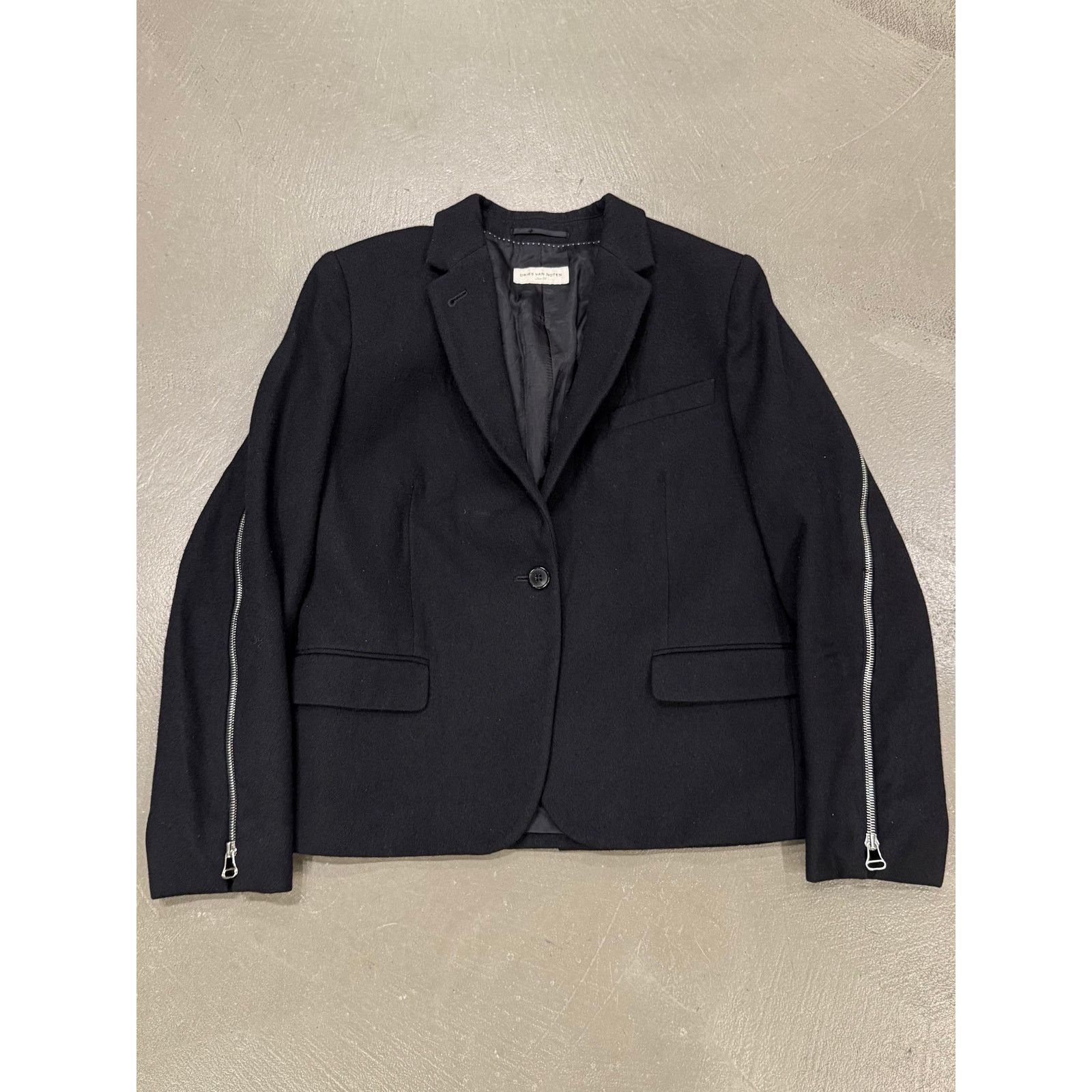 Dries Van Noten A/W2014 Dries Van Noten backzip wool jacket Size US S / EU 44-46 / 1 - 1 Thumbnail