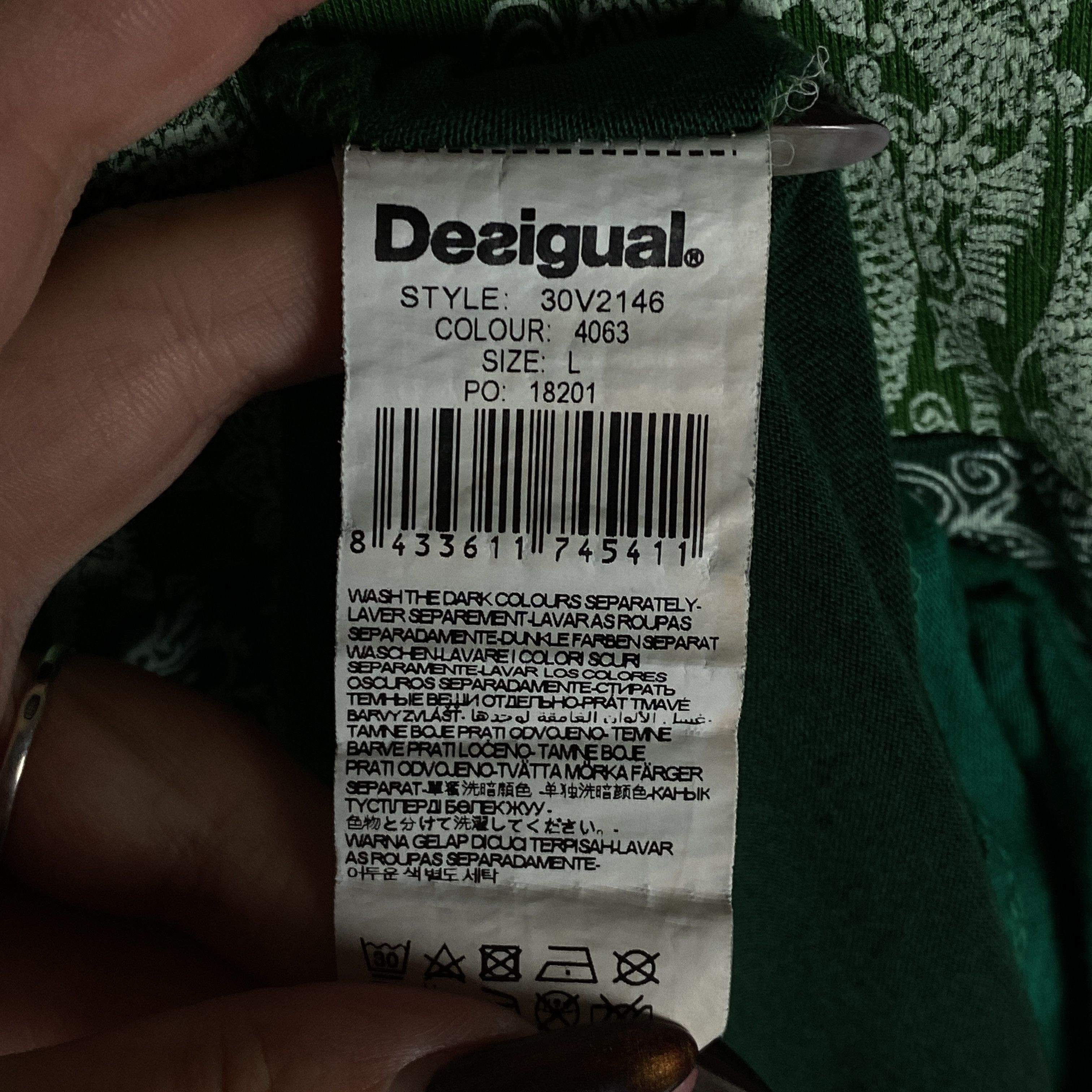 Desigual Desigual Dress Women's Size L Multicolor Short Sleeve Size L / US 10 / IT 46 - 6 Thumbnail