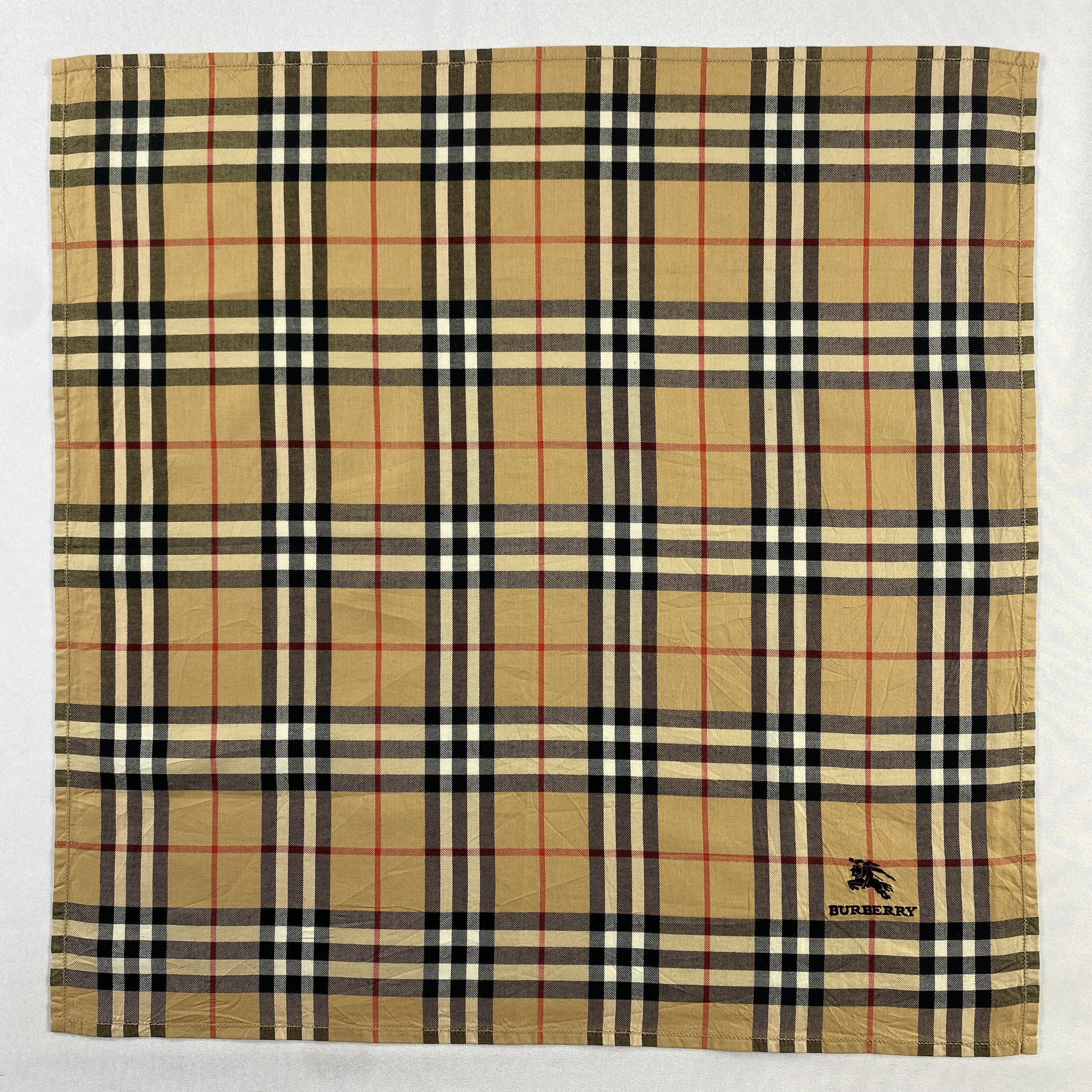Burberry × Vintage Burberry Handkerchief / Neckerchief / Bandana-P1329 Size ONE SIZE - 1 Thumbnail