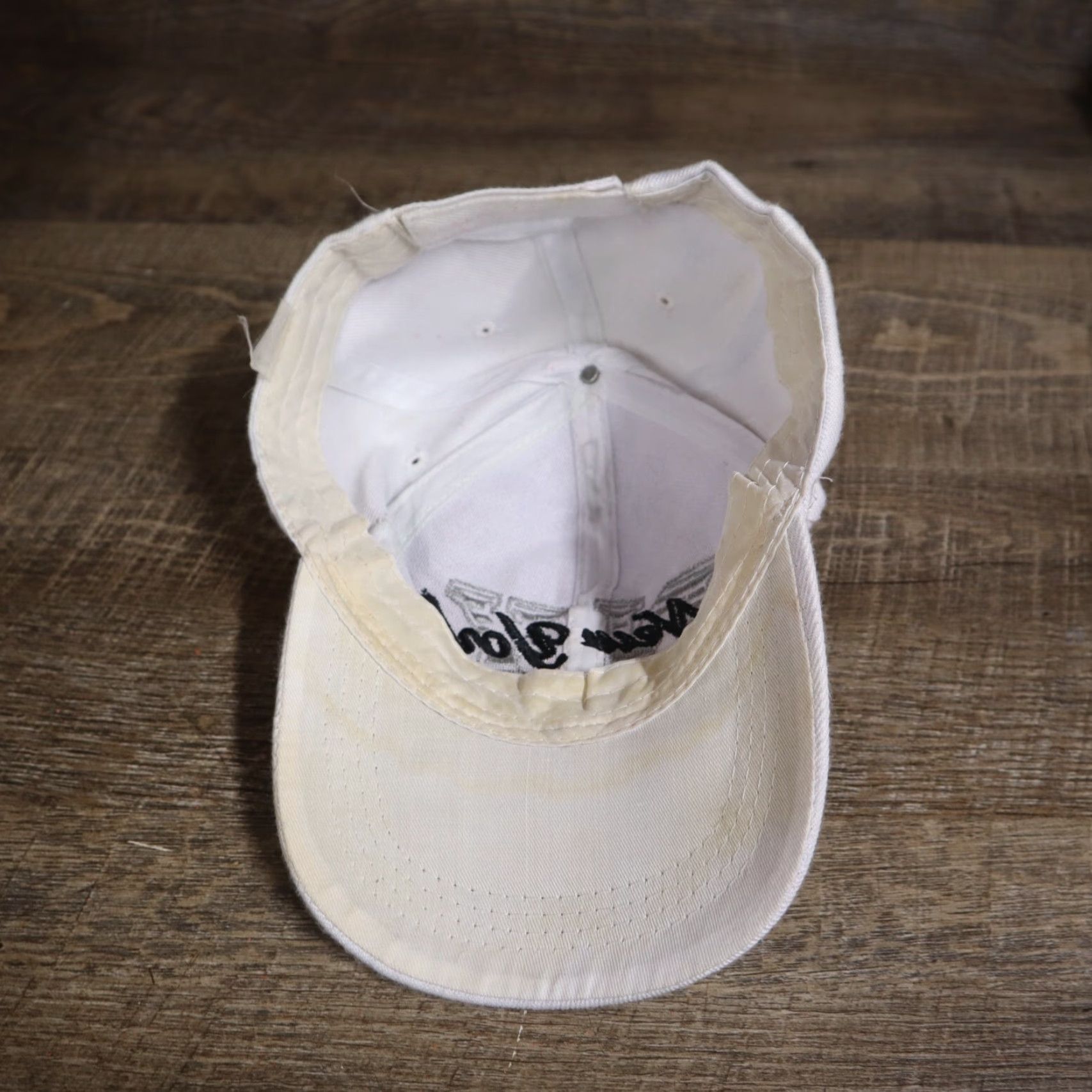 Vintage New York Hat Adjustable White Unbranded Baseball Cap NYC Empire State Casual Unisex Adults Adjustable Hat City 90s vibe Size ONE SIZE - 6 Thumbnail