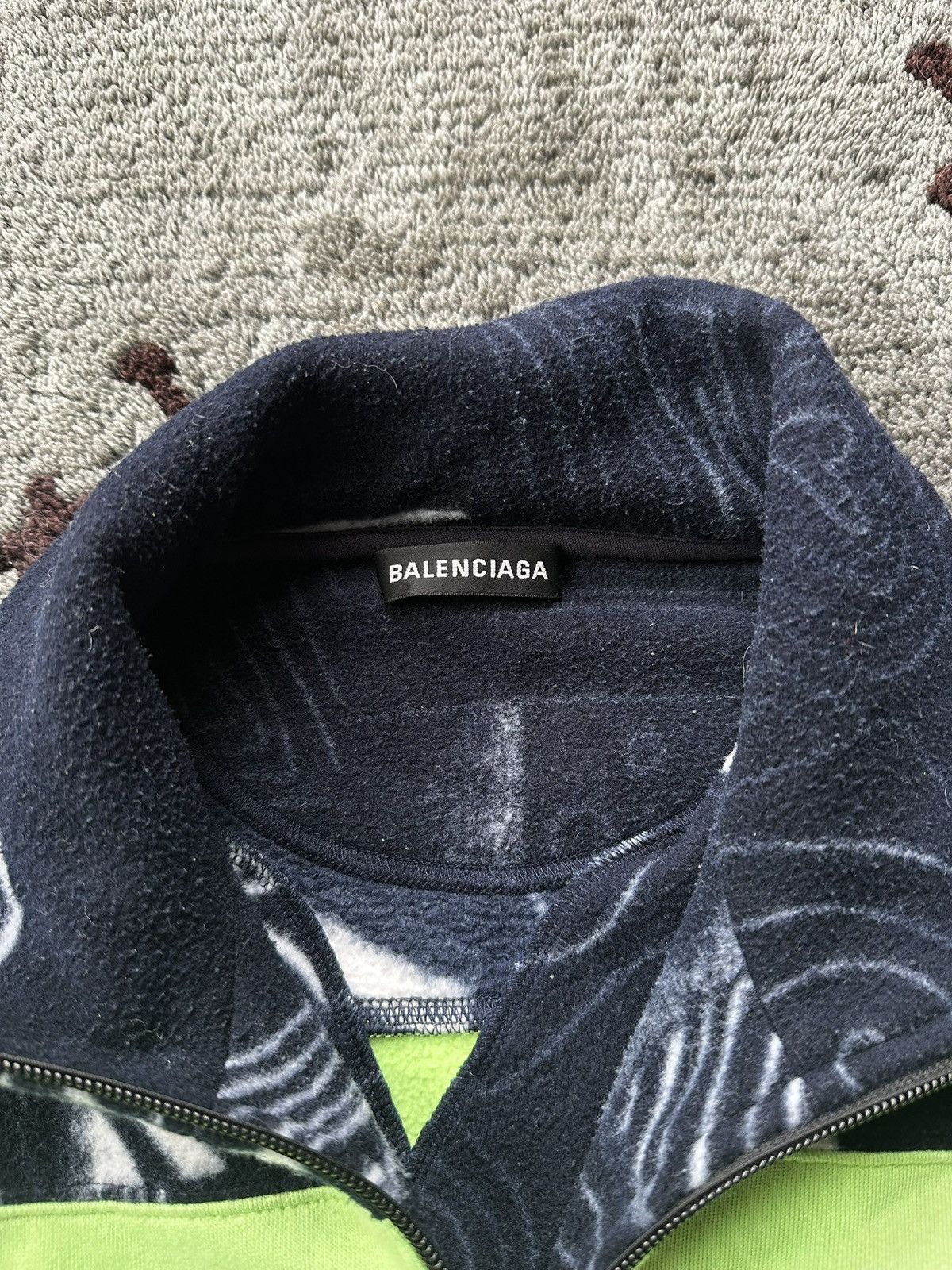 Balenciaga Balenciaga Pre-Fall 2018 Chimney Sweaters Layered Half Zip Size US XS / EU 42 / 0 - 4 Thumbnail