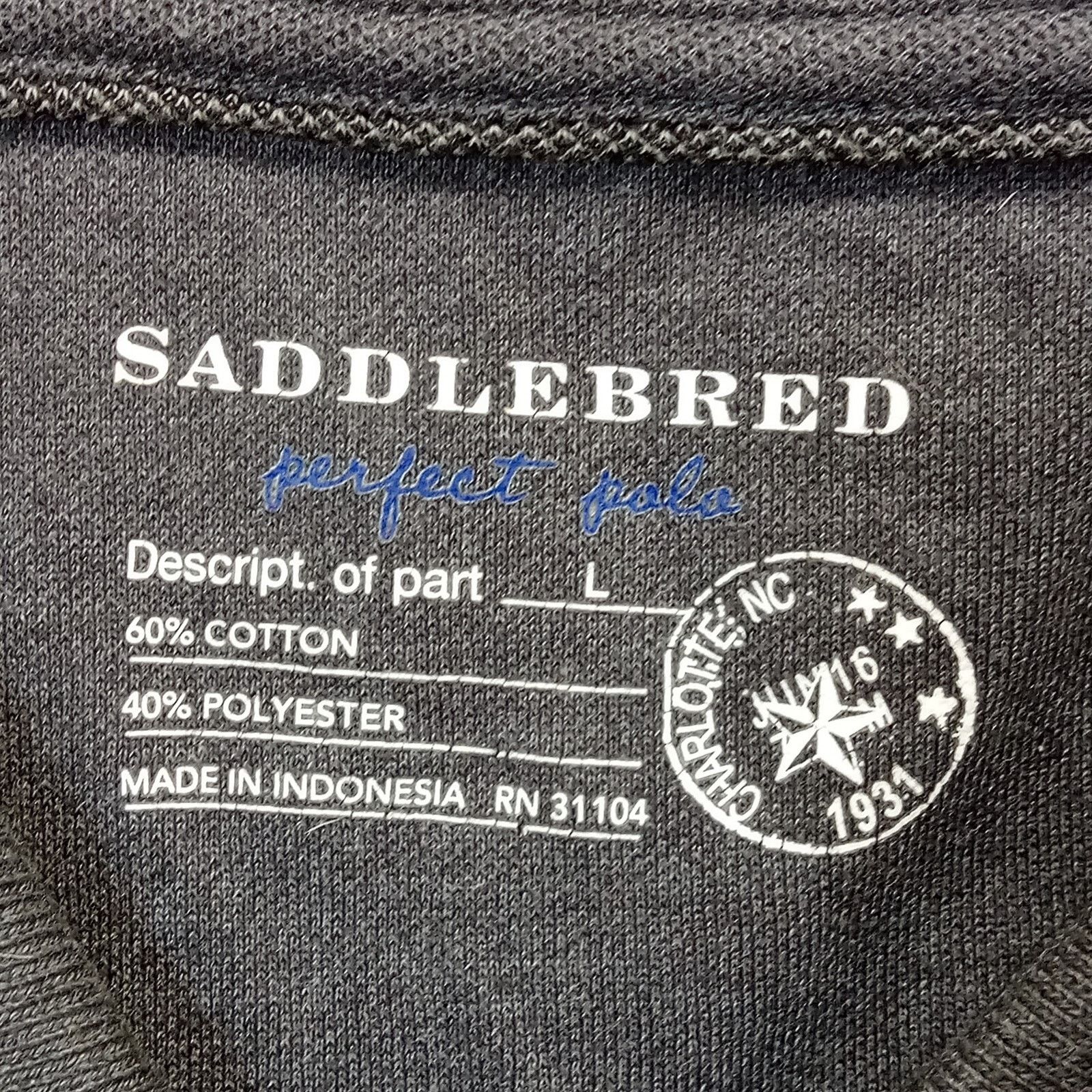 Saddlebred Saddlebred Polo Shirt L Men's Perfect Short Sleeve Grey Size US L / EU 52-54 / 3 - 4 Thumbnail