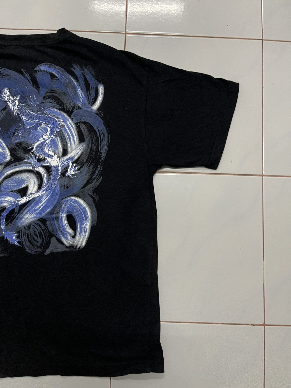If Six Was Nine × Japanese Brand × Vintage 2000s NYLAUS JEANS SUN FADED TSHIRT RARE DESIGN Size US L / EU 52-54 / 3 - 12 Thumbnail