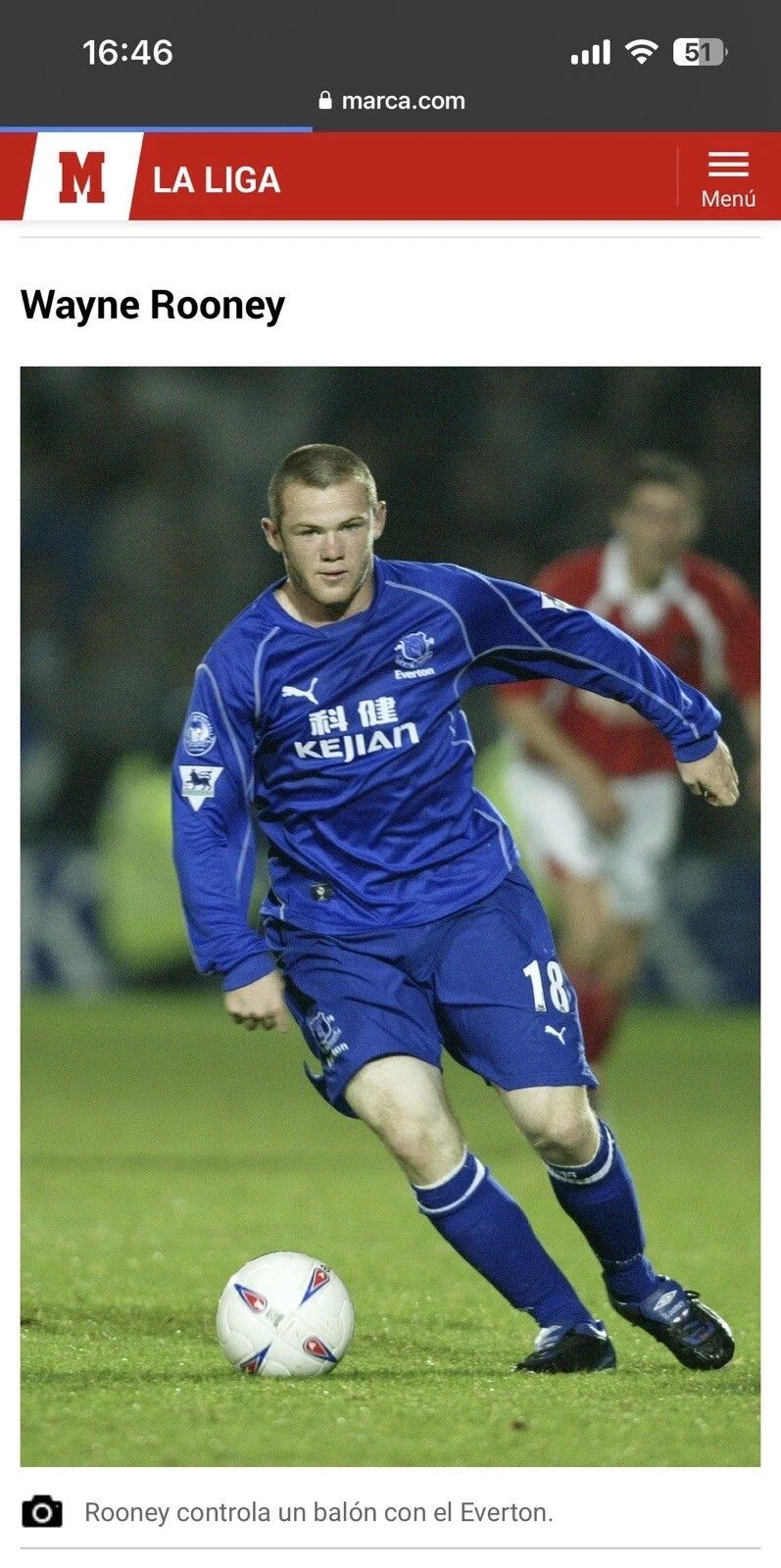 Puma FC Everton Vintage Football Shirt Rooney 2002/2003 Size L Size US L / EU 52-54 / 3 - 16 Thumbnail