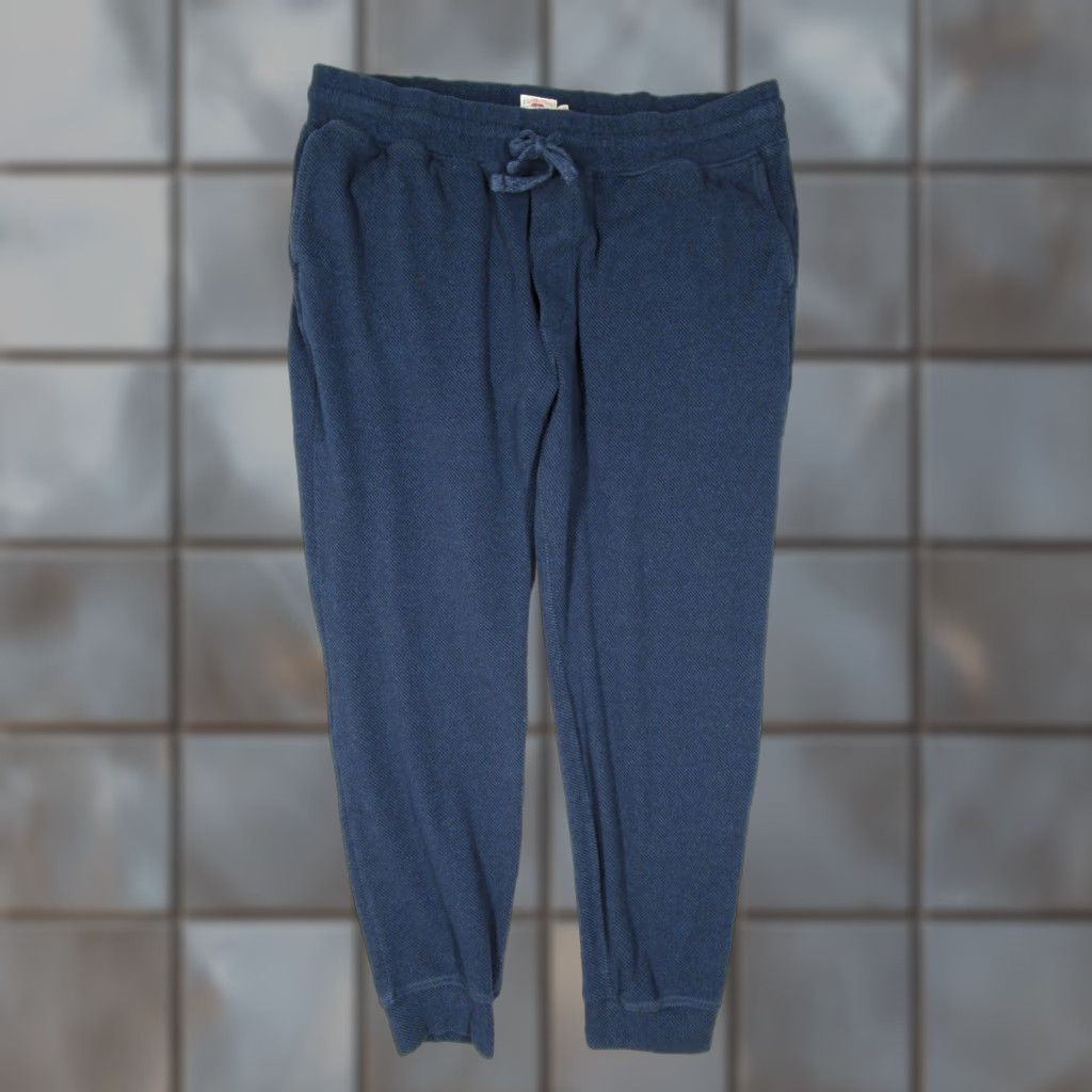 Faherty Faherty Pants Mens XL Navy Blue Organic Cotton Blend Jogger Lounge MBC0060 Size US 36 / EU 52 - 1 Thumbnail