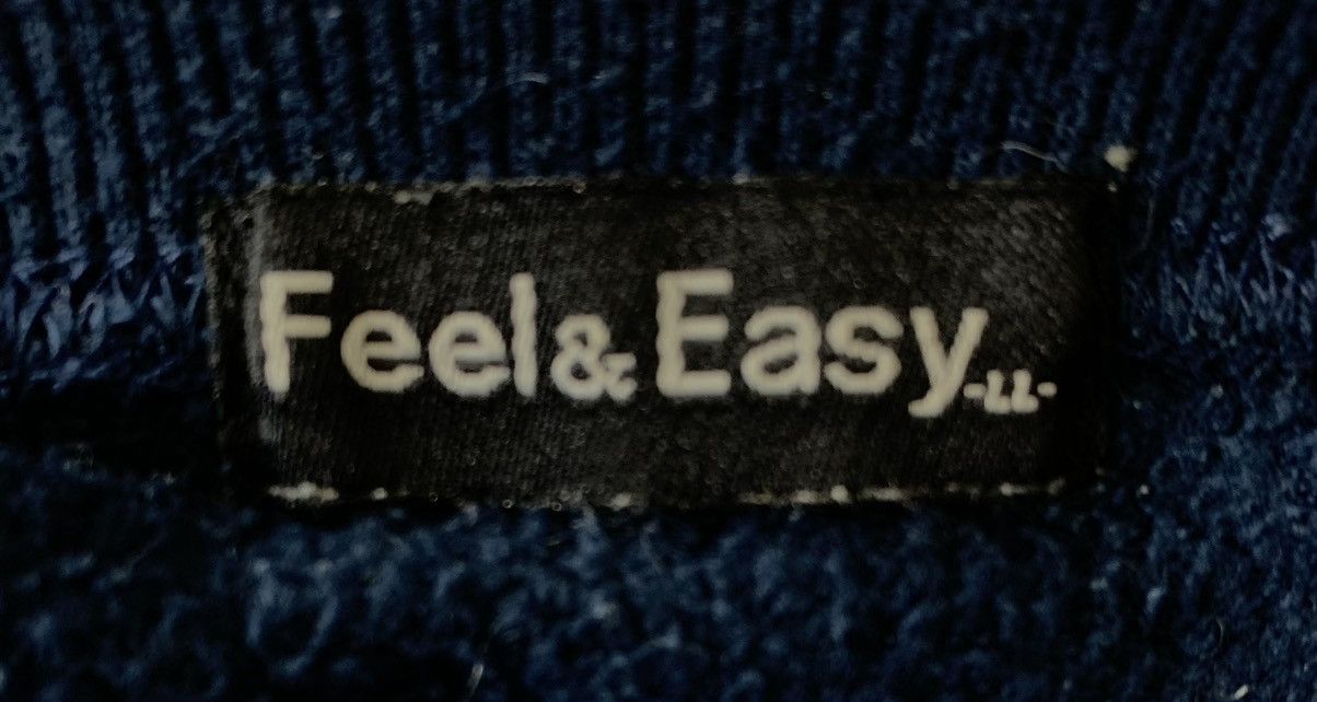 Japanese Brand Feel & Easy koi logo Crewneck Sweatshirt Colour Blue Size US M / EU 48-50 / 2 - 7 Thumbnail