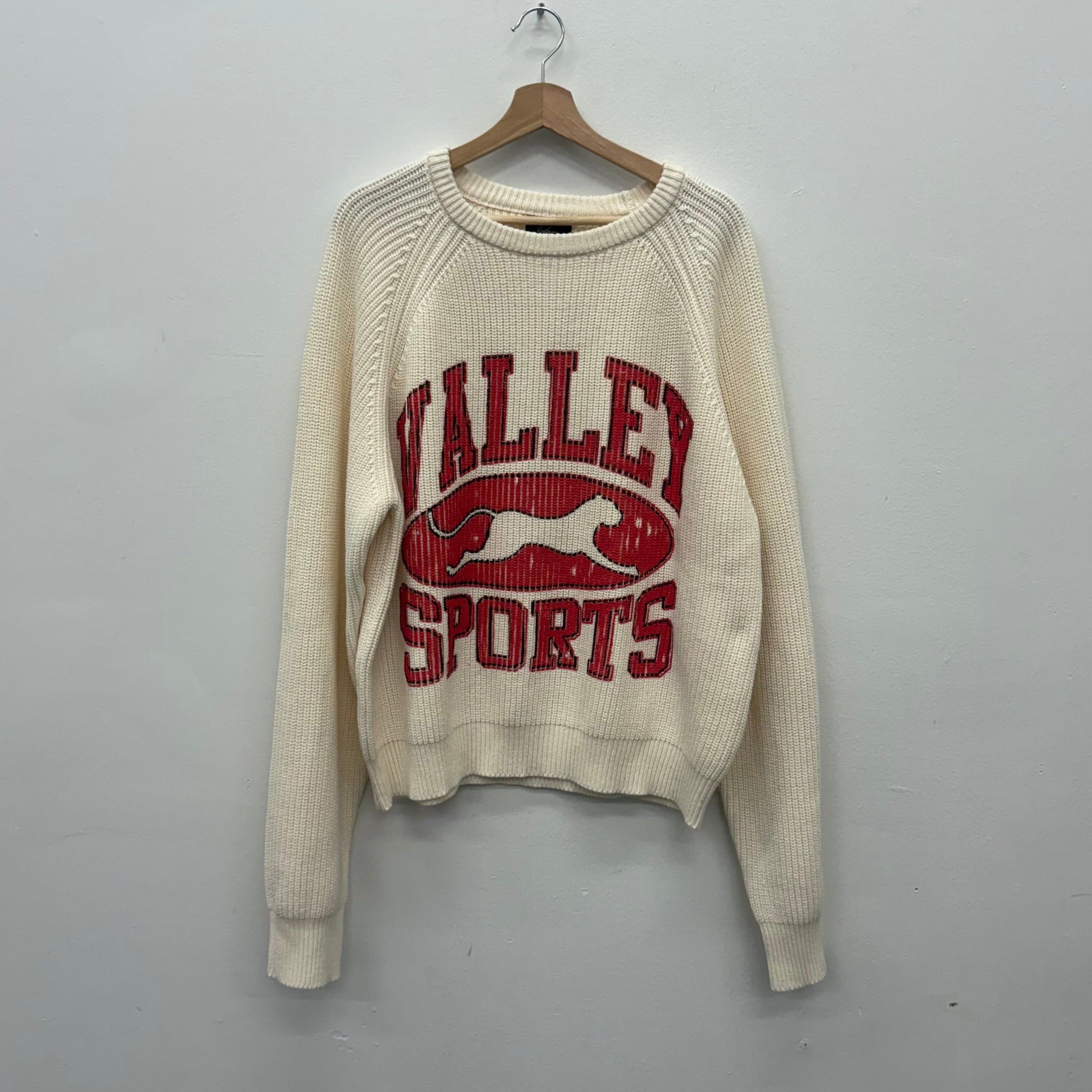 Vale Vale Valley Sports Knit Sweater - Size L Size US L / EU 52-54 / 3 - 1 Thumbnail