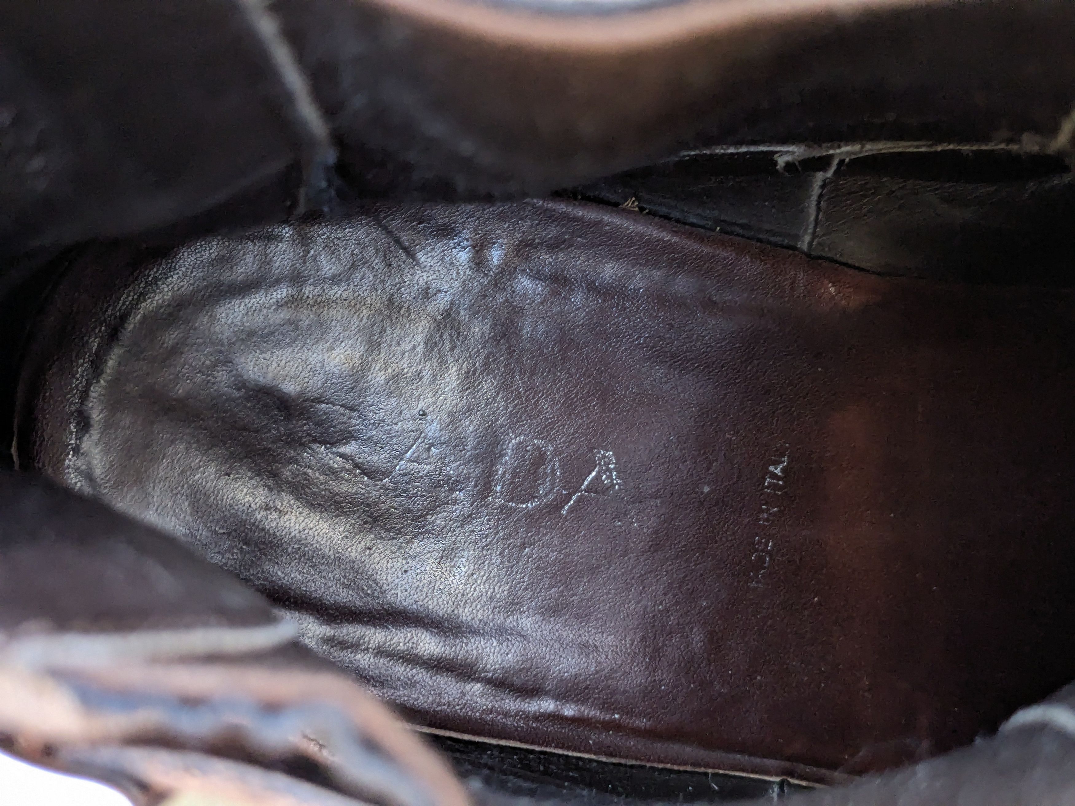 Prada × Vintage Prada Chelsea Boots Brown Leather 11 Y2K Size US 11 / EU 44 - 8 Thumbnail