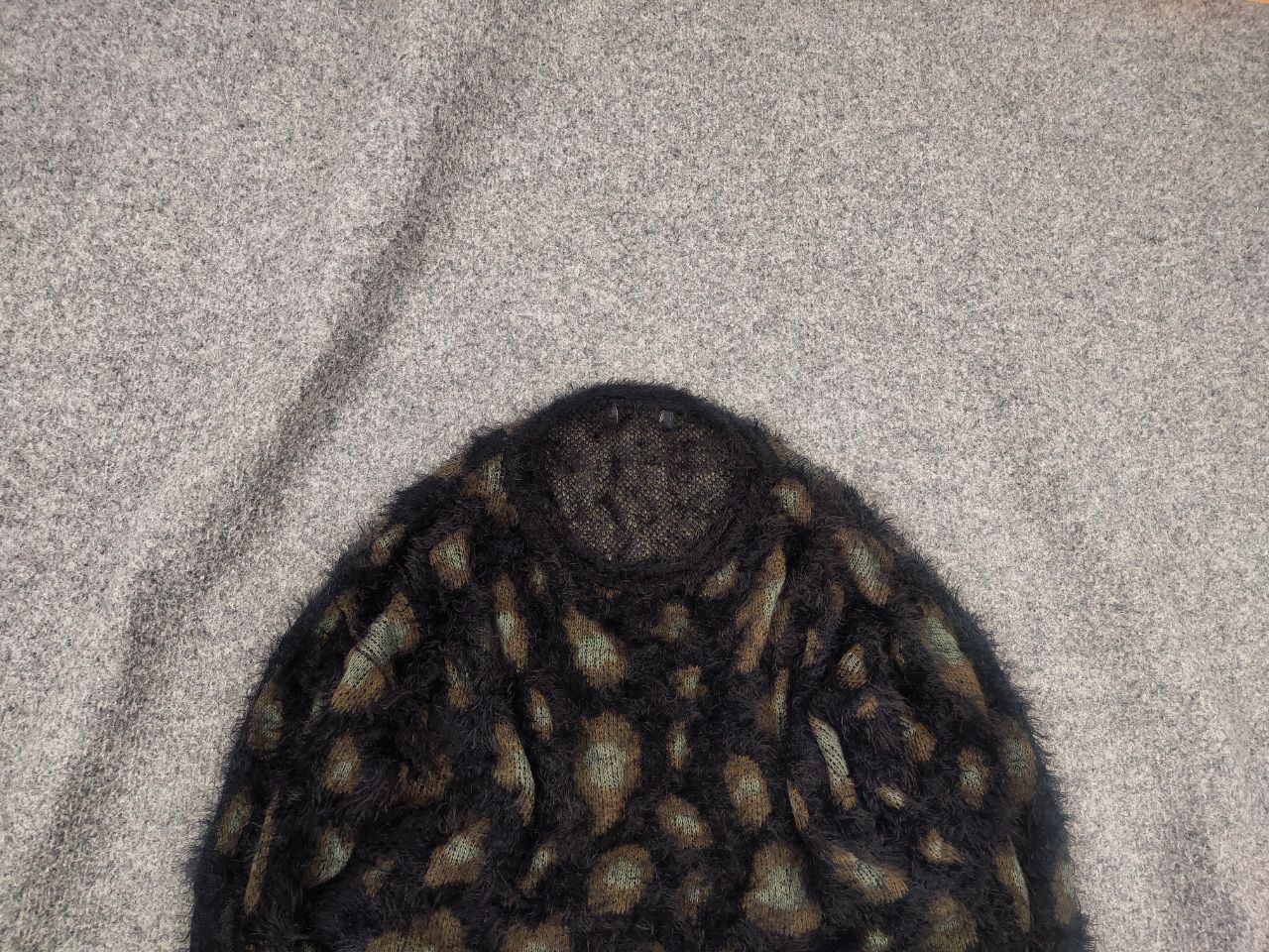 If Six Was Nine Vintage leopard Mohair Style Black Sweater Y2K hysteric Size US S / EU 44-46 / 1 - 2 Thumbnail