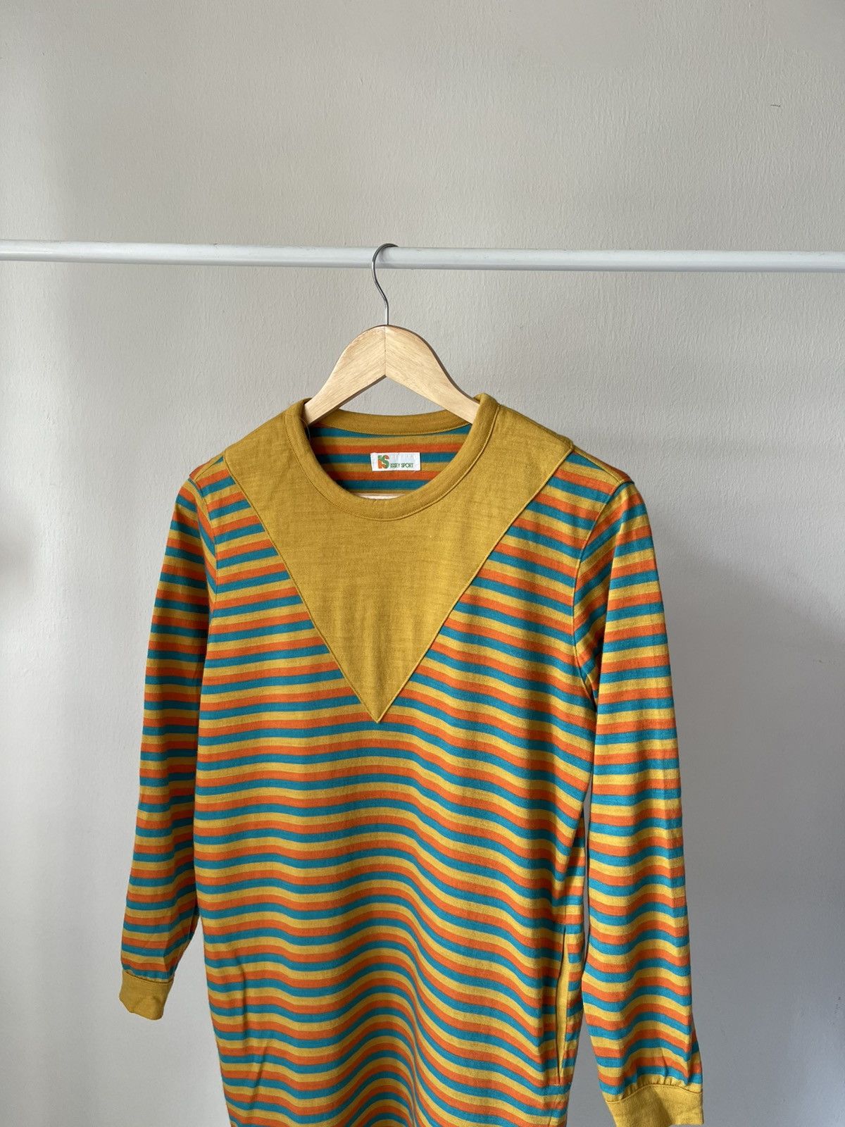 Issey Miyake × Pleats Please Issey Miyake 70s Issey Miyake Stripe Dress Size M / US 6-8 / IT 42-44 - 2 Thumbnail