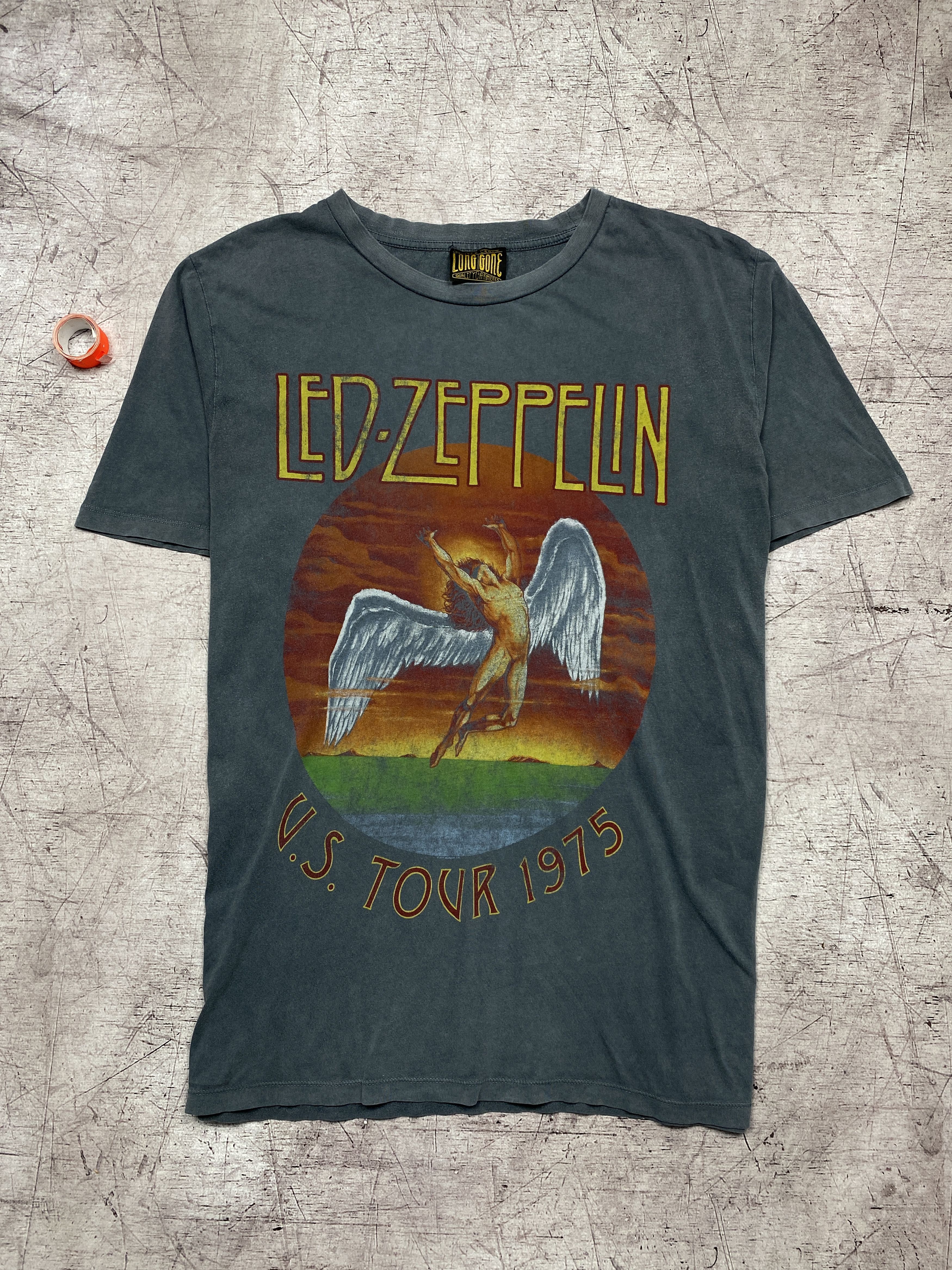 Led Zeppelin × Vintage Led Zeppelin Vintage Mens Rock Band T-Shirt Size US M / EU 48-50 / 2 - 1 Thumbnail