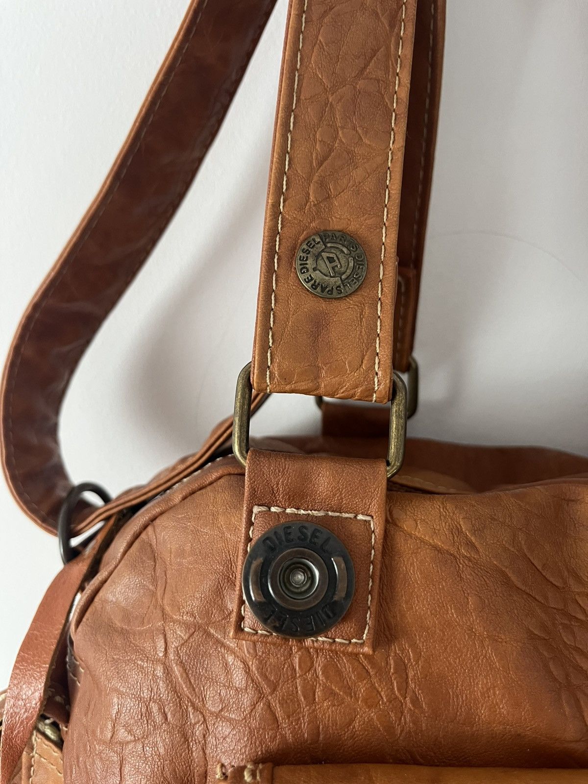 Diesel Diesel vintage y2k leather bag multiple cargo Size ONE SIZE - 9 Thumbnail