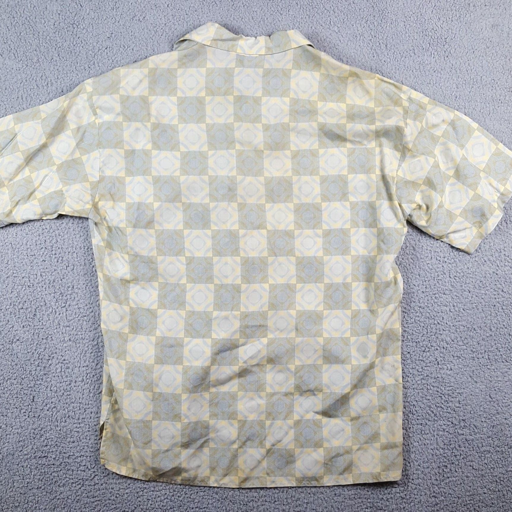Vintage VINTAGE 80s Tencel Disco Men's XL Hawaiian Shirt Collared Button-Up Retro Casual Workwear Size US XL / EU 56 / 4 - 6 Thumbnail