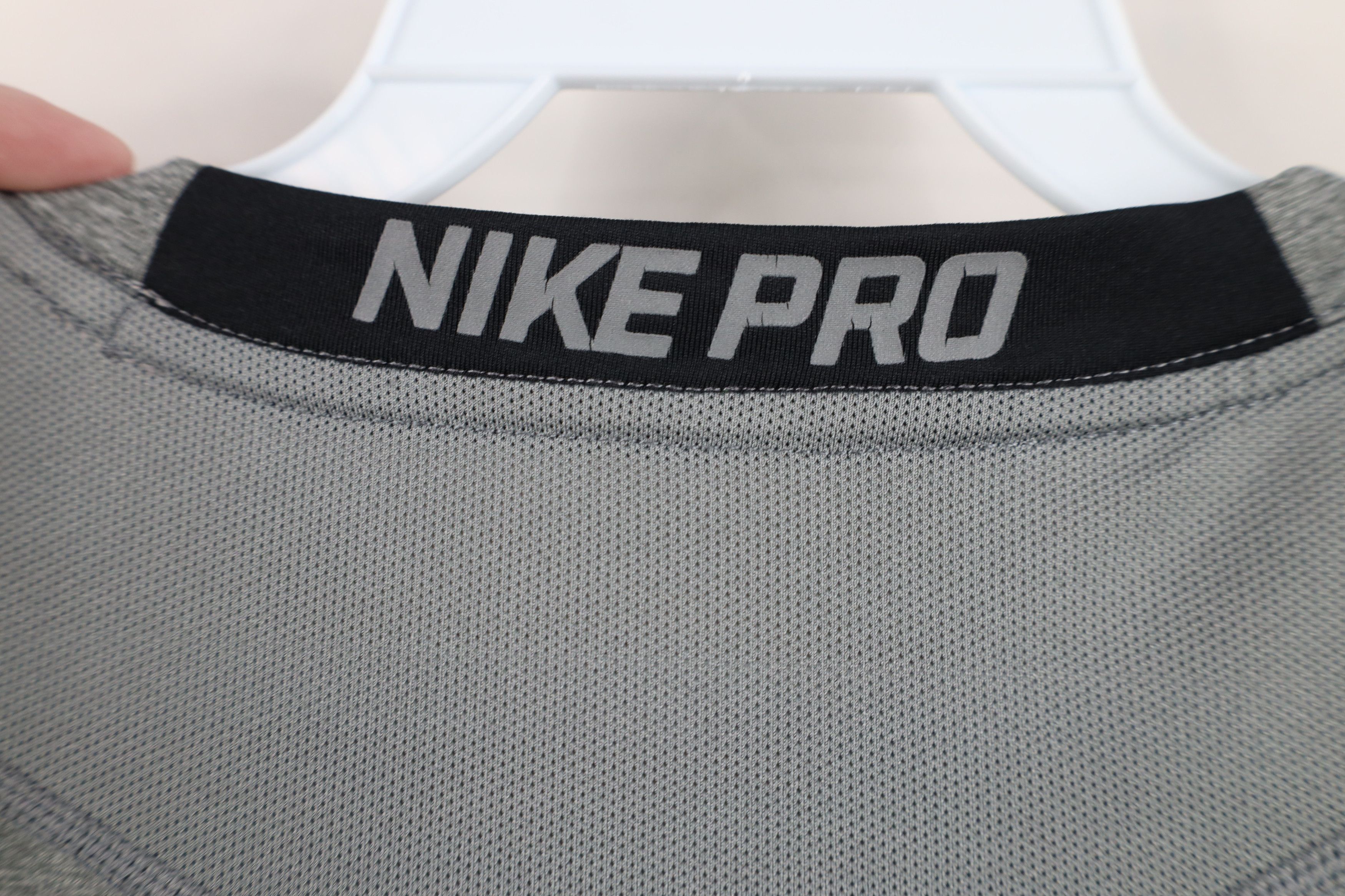 Nike Nike Pro Compression Long Sleeve Training Gym T-Shirt Gray Size US XL / EU 56 / 4 - 10 Thumbnail