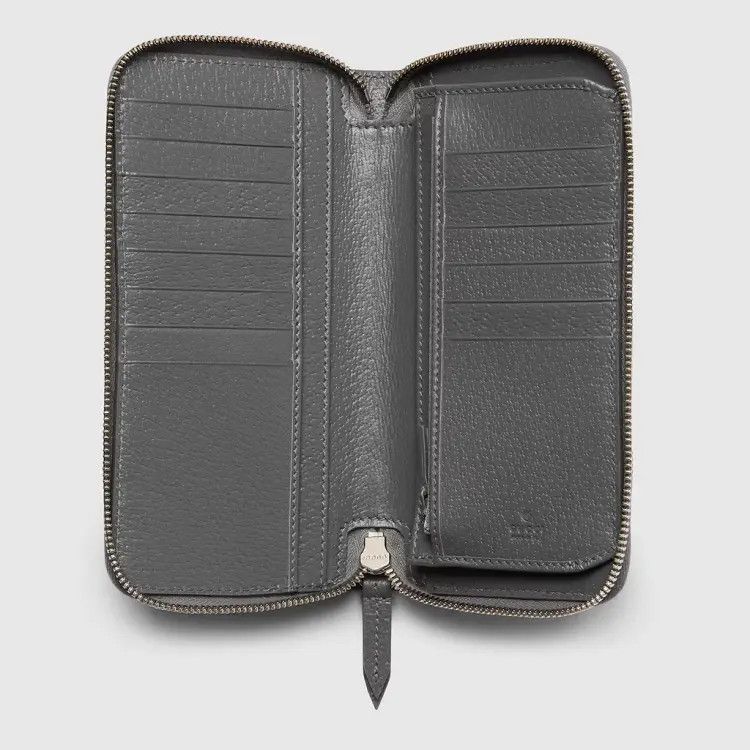 Gucci oc11z1225 Size: OS / Zip Around Wallet in Black & Grey Size ONE SIZE - 2 Thumbnail
