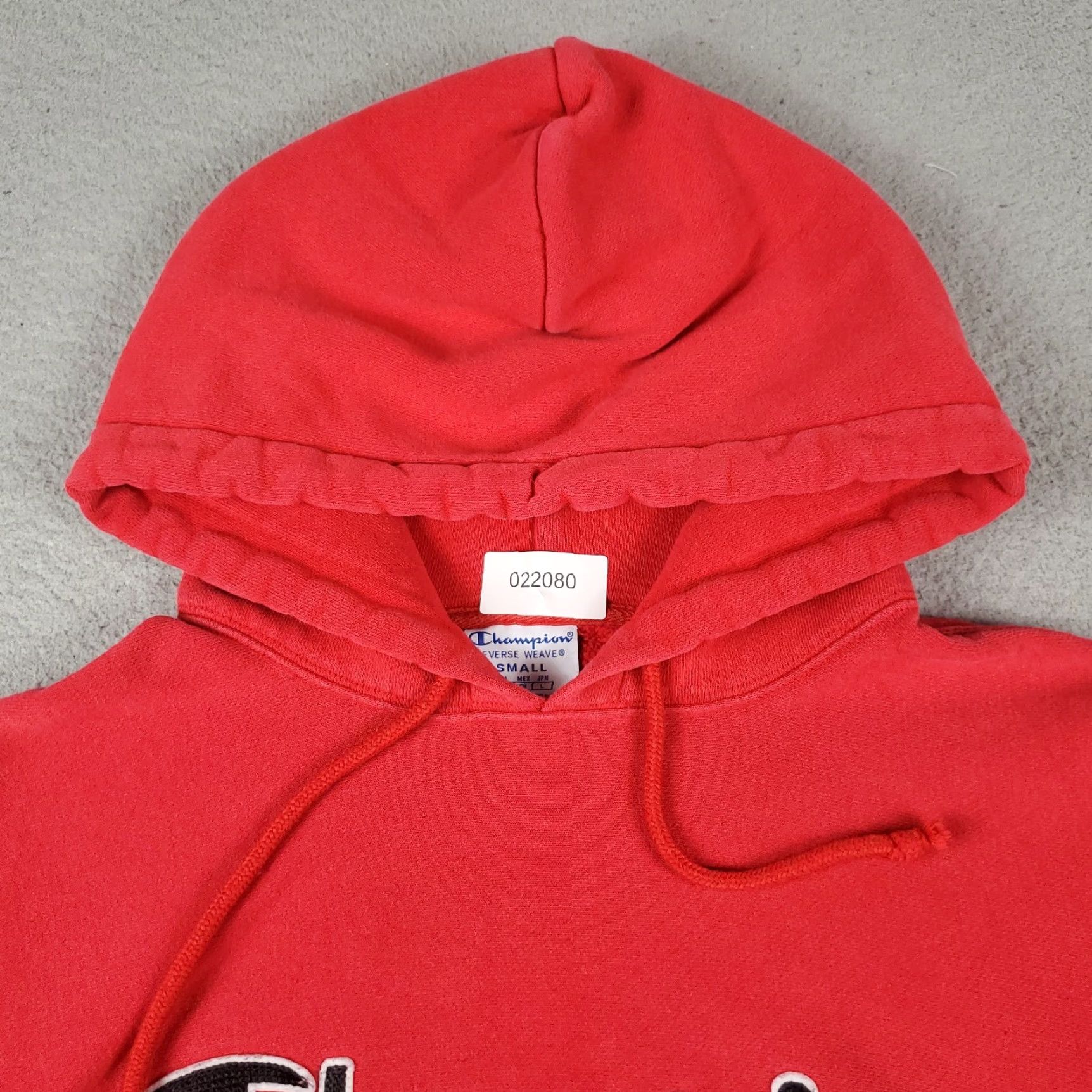 Champion Champion Sweater Mens Small Red Reverse Weave Hoodie Pullover Sweatshirt * Size US S / EU 44-46 / 1 - 3 Thumbnail