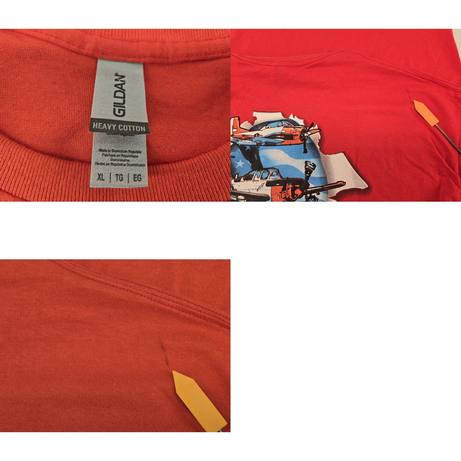 Gildan SPOT Red Knights Graphic T Shirt Mens XL VT-3 Knight Armor Graphic Tee Brand Gildan Shirt Mens XL Red Knights Graphic Tee Size US XL / EU 56 / 4 - 9 Thumbnail