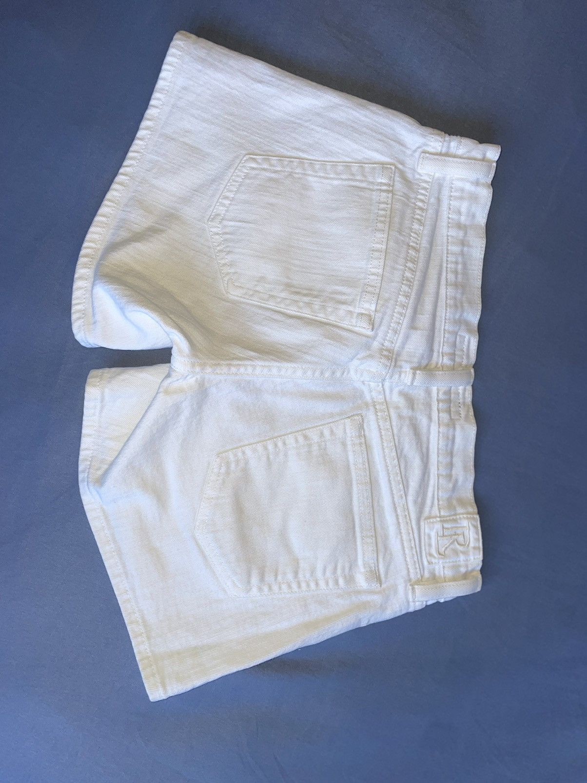 Polo Ralph Lauren Polo Ralph Lauren Sport White Jean Shorts Size 26" / US 2 / IT 38 - 5 Thumbnail