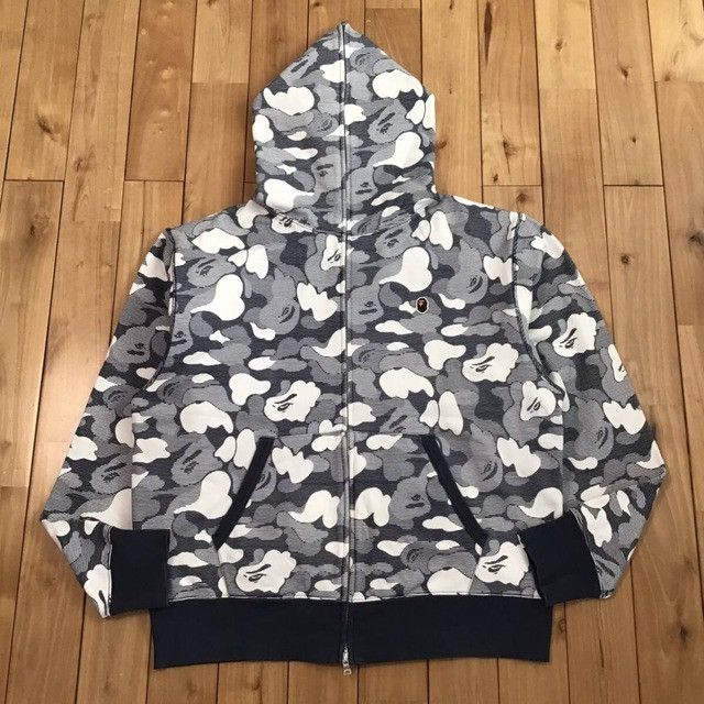 Bape BAPE camo full zip hoodie a bathing ape Size US L / EU 52-54 / 3 - 1 Thumbnail