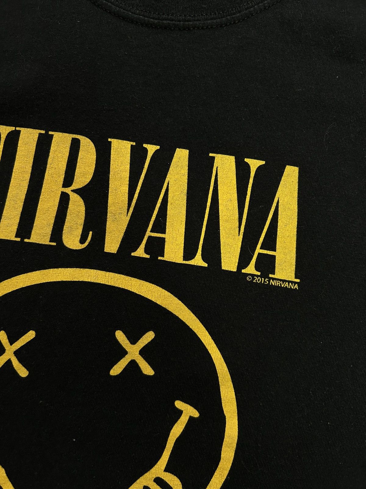 Band Tees × Nirvana × Vintage Vintage 90s Nirvana Flower Sniffin Kitty Pettin T-Shirt Hype Size US L / EU 52-54 / 3 - 7 Thumbnail
