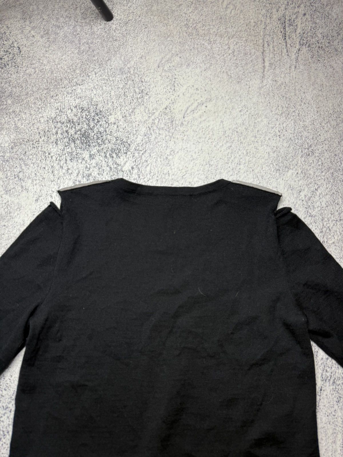 Miu Miu Miu Miu Black Knit Top – Made in Italy Size M / US 6-8 / IT 42-44 - 13 Thumbnail