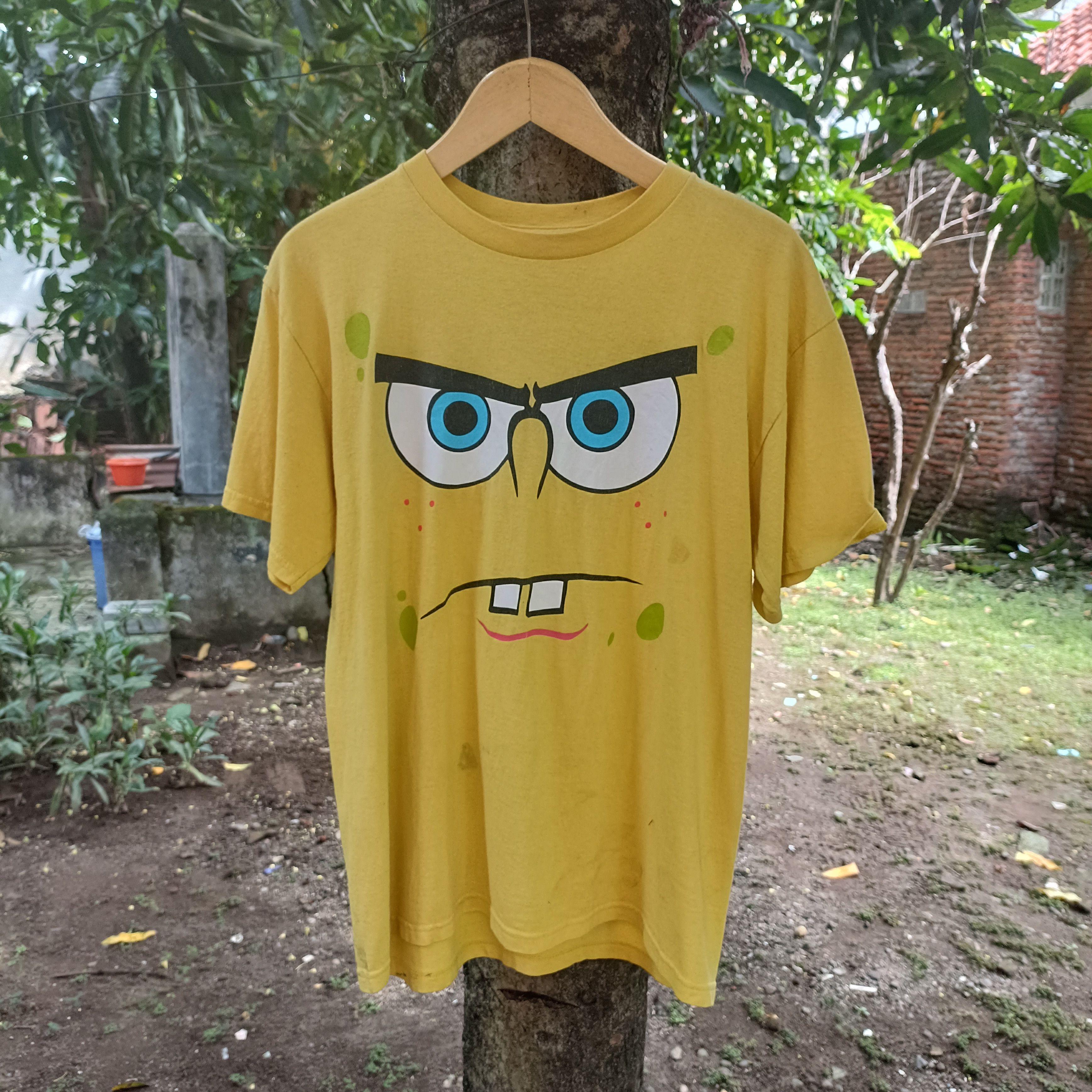 Vintage VINTAGE 00'S SPONGEBOB NICKELODEON I DIDNT DO IT Size US XL / EU 56 / 4 - 1 Thumbnail