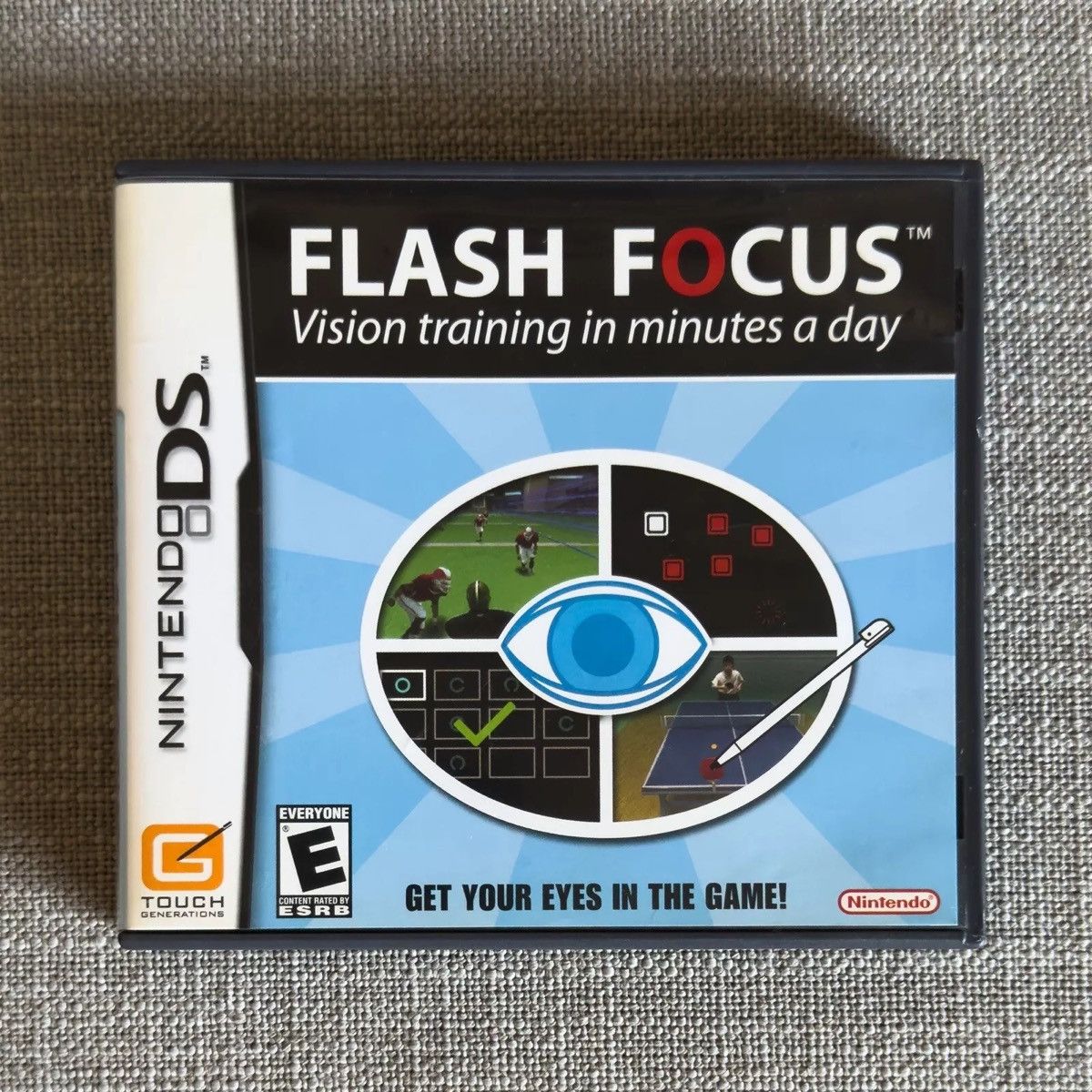 Nintendo Flash Focus Vision Training Nintendo DS Lite 3DS CIB Size ONE SIZE - 4 Thumbnail