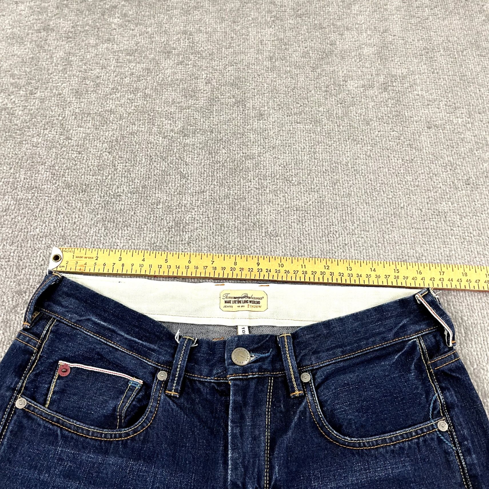 Tommy Bahama TOMMY BAHAMA Jeans Mens 32 x 32 Dark Blue Denim Straight Leg 5-Pocket Size US 32 / EU 48 - 5 Thumbnail
