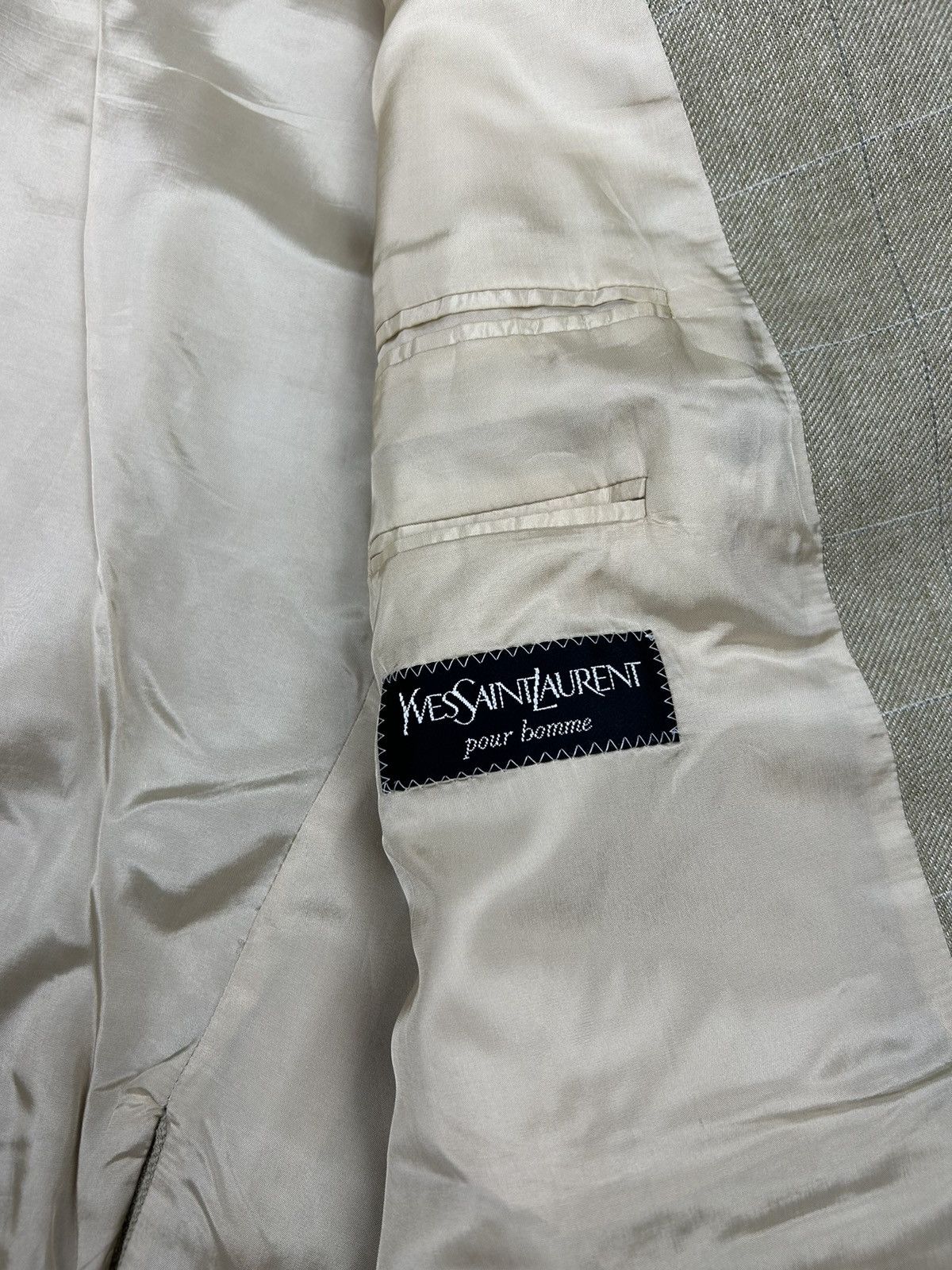 Vintage × Yves Saint Laurent Yves Saint Laurent Vintage Blazer size 52R Size 52R - 7 Thumbnail