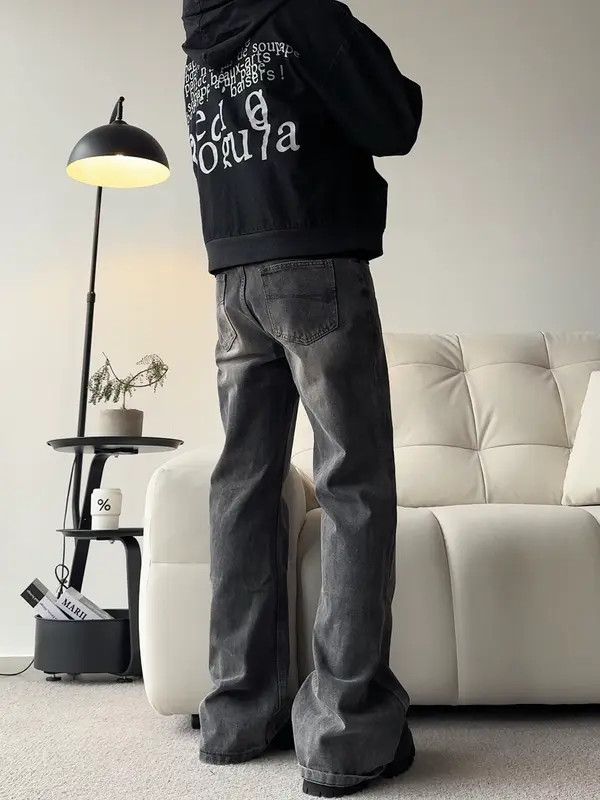 Jean Katsuragi x Nami Black Washed Stacked Jeans Size US 30 / EU 46 - 8 Thumbnail
