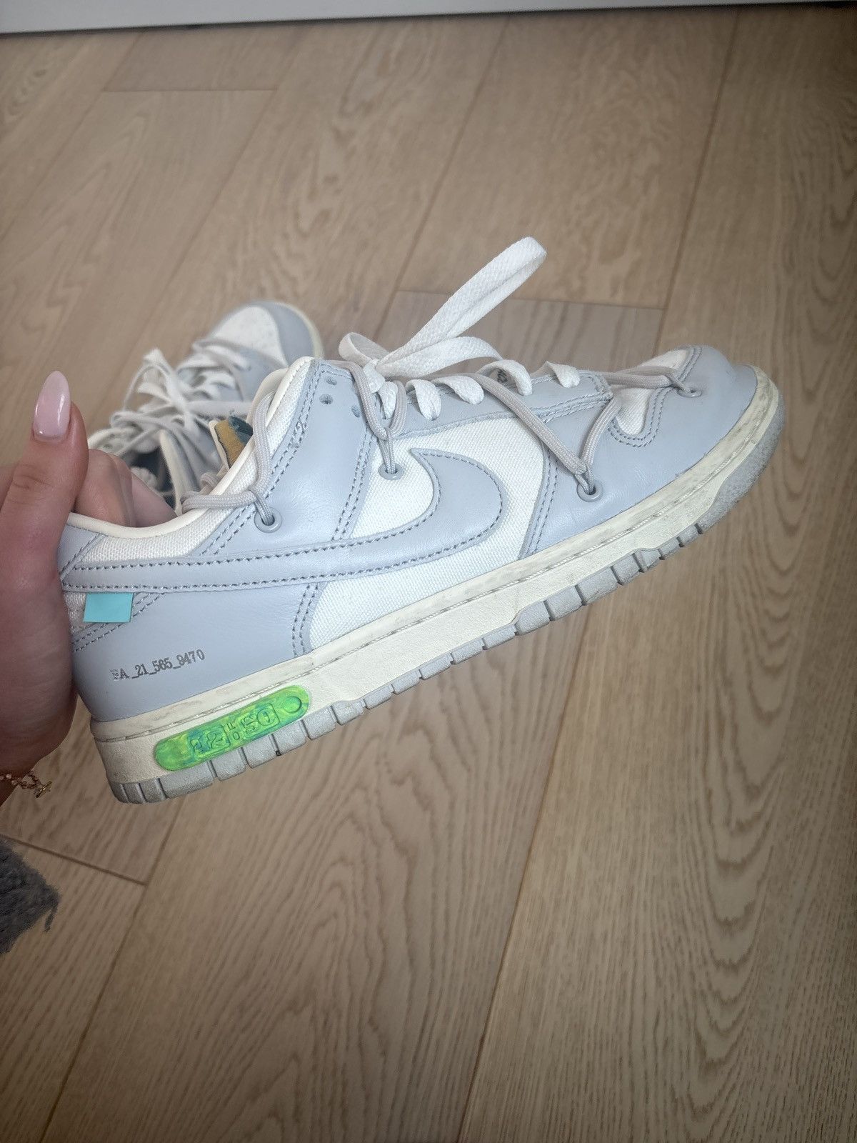 Off-White Lot 42 Off White x Nike Low Dunks Size US 7.5 / EU 40-41 - 3 Thumbnail