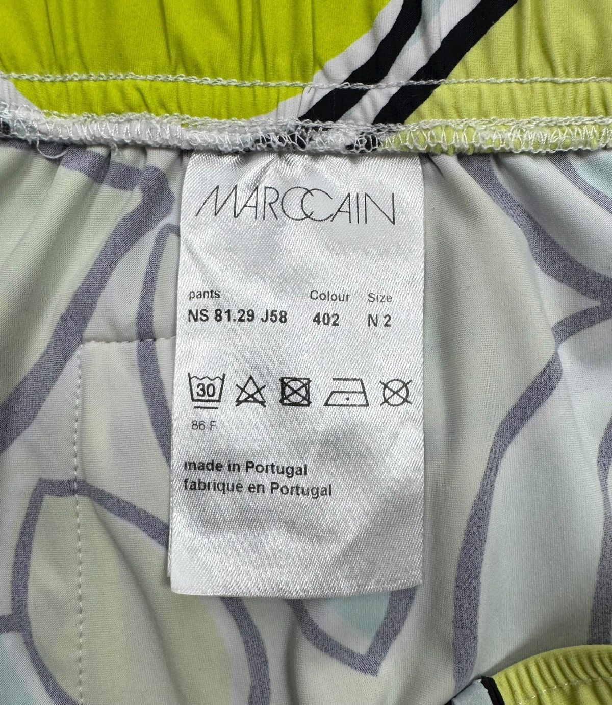 Other Marc Cain Printed Trousers Crop Polyester Nylon size 2 Size 27" / US 4 / IT 40 - 10 Thumbnail