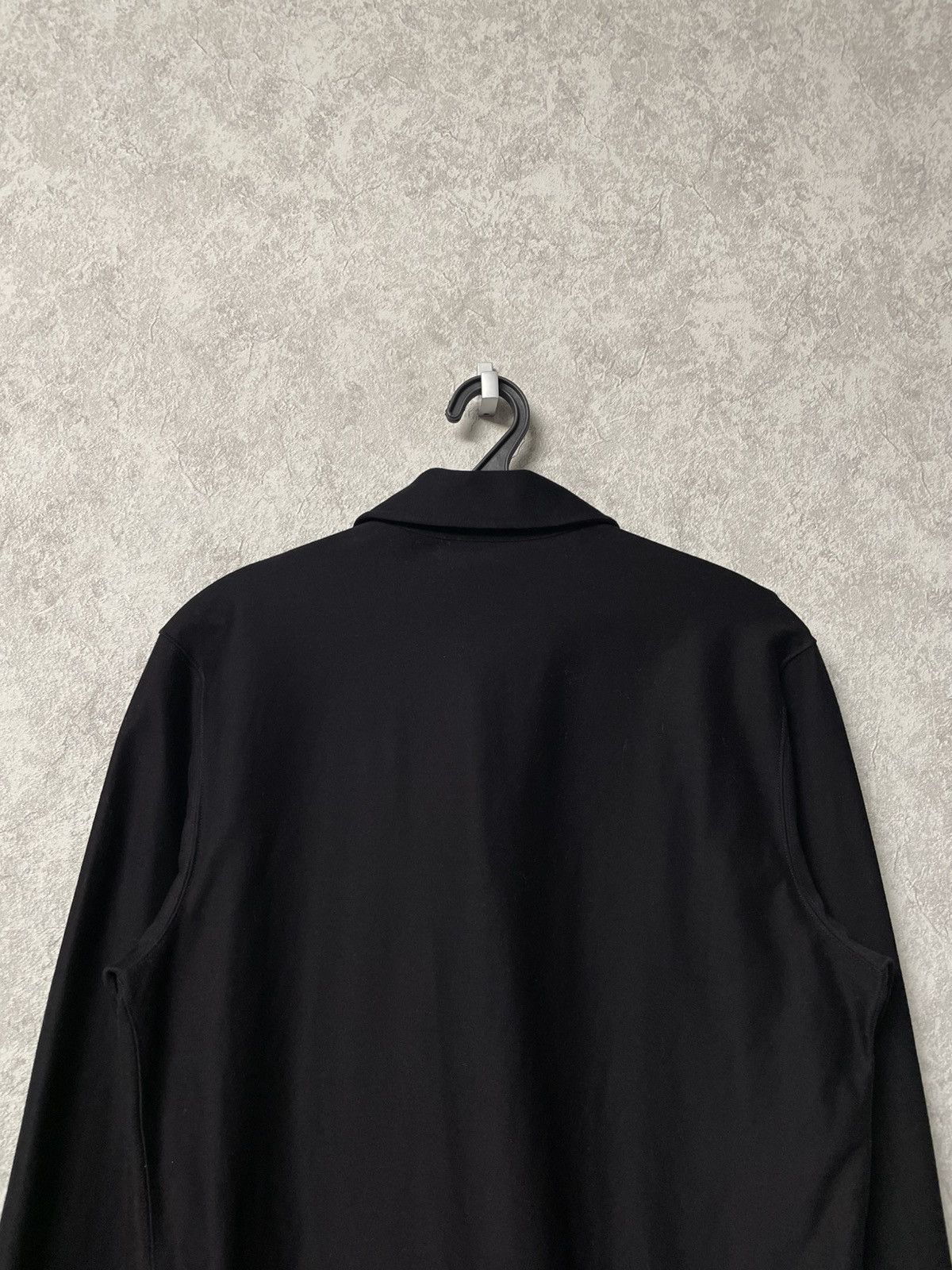 Arket Arket Black Basic Cotton Zip-Up Overshirt Jacket Size US M / EU 48-50 / 2 - 13 Thumbnail