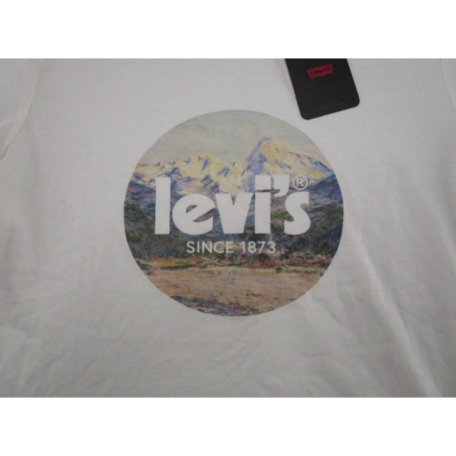 Levi's Levi's T-Shirt Women Casual Short Sleeve White Graphic Embroidered L Size Regular Basic Summer Spring Men/Women? Size L / US 10 / IT 46 - 4 Thumbnail