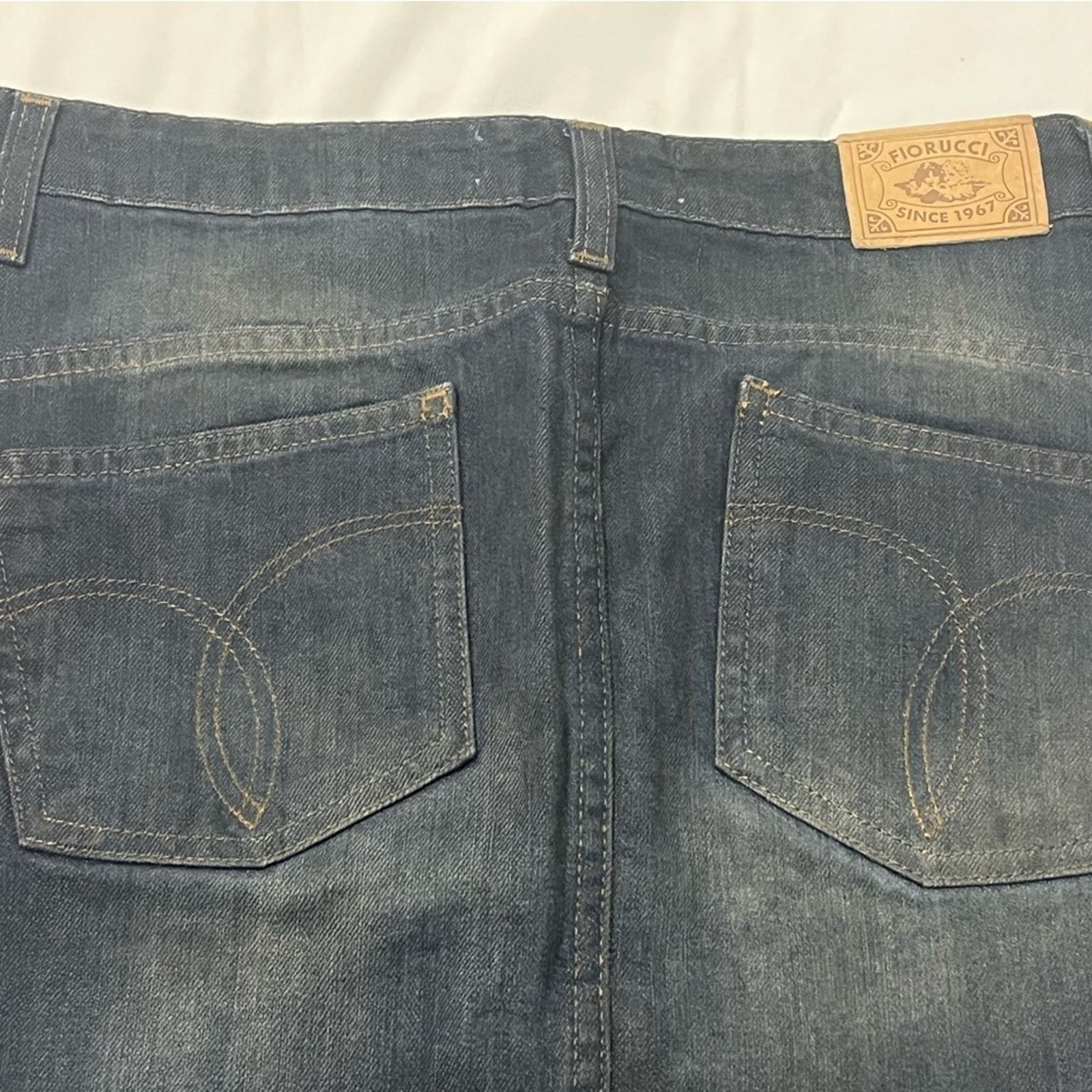 Fiorucci Fiorucci Dark Denim Mini Skirt Size 27" / US 4 / IT 40 - 7 Thumbnail