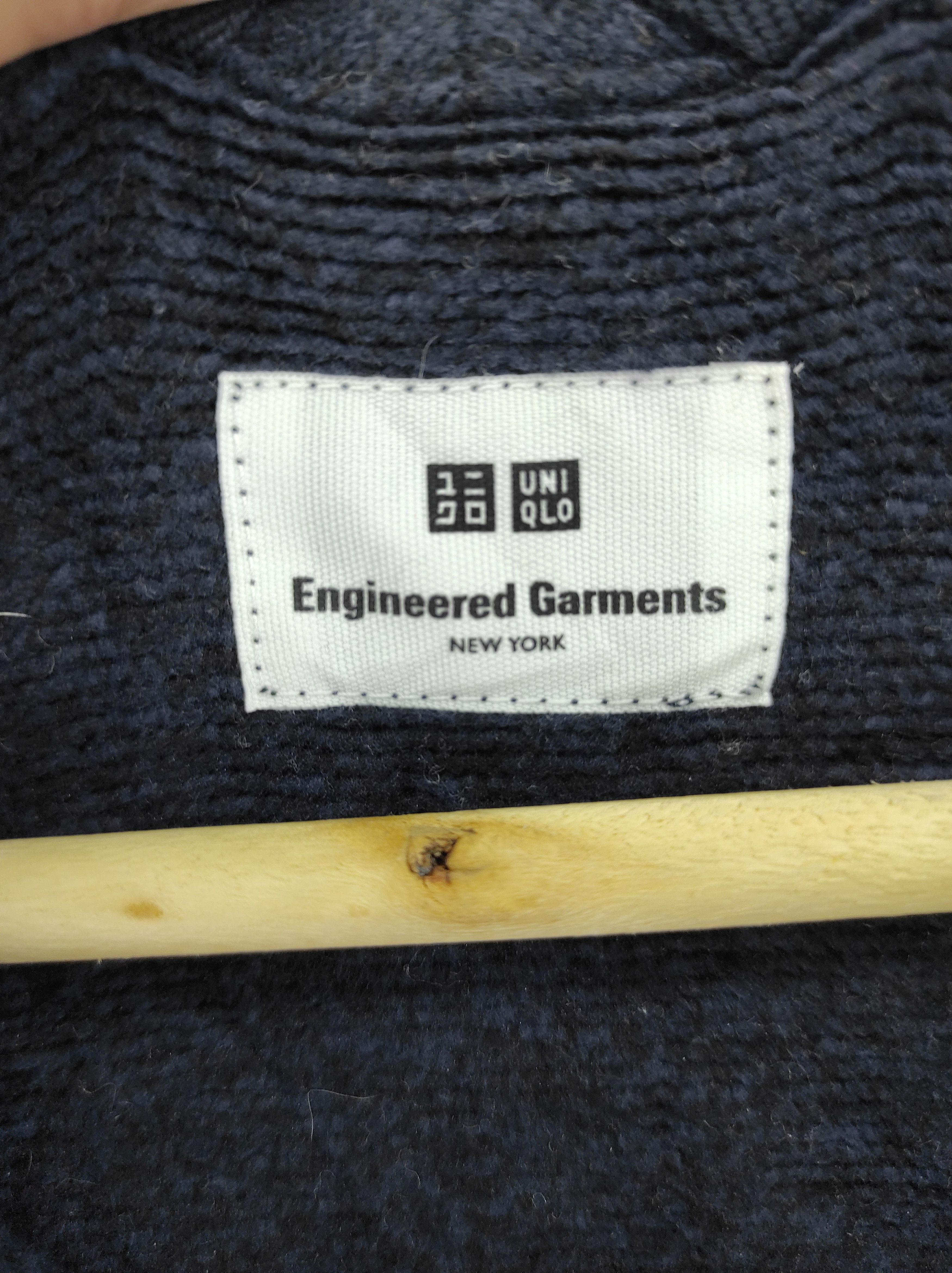 Engineered Garments × Japanese Brand × Uniqlo Uniqlo X Engineered Garments Shawl Collar Fleece Jacket Size US L / EU 52-54 / 3 - 11 Thumbnail