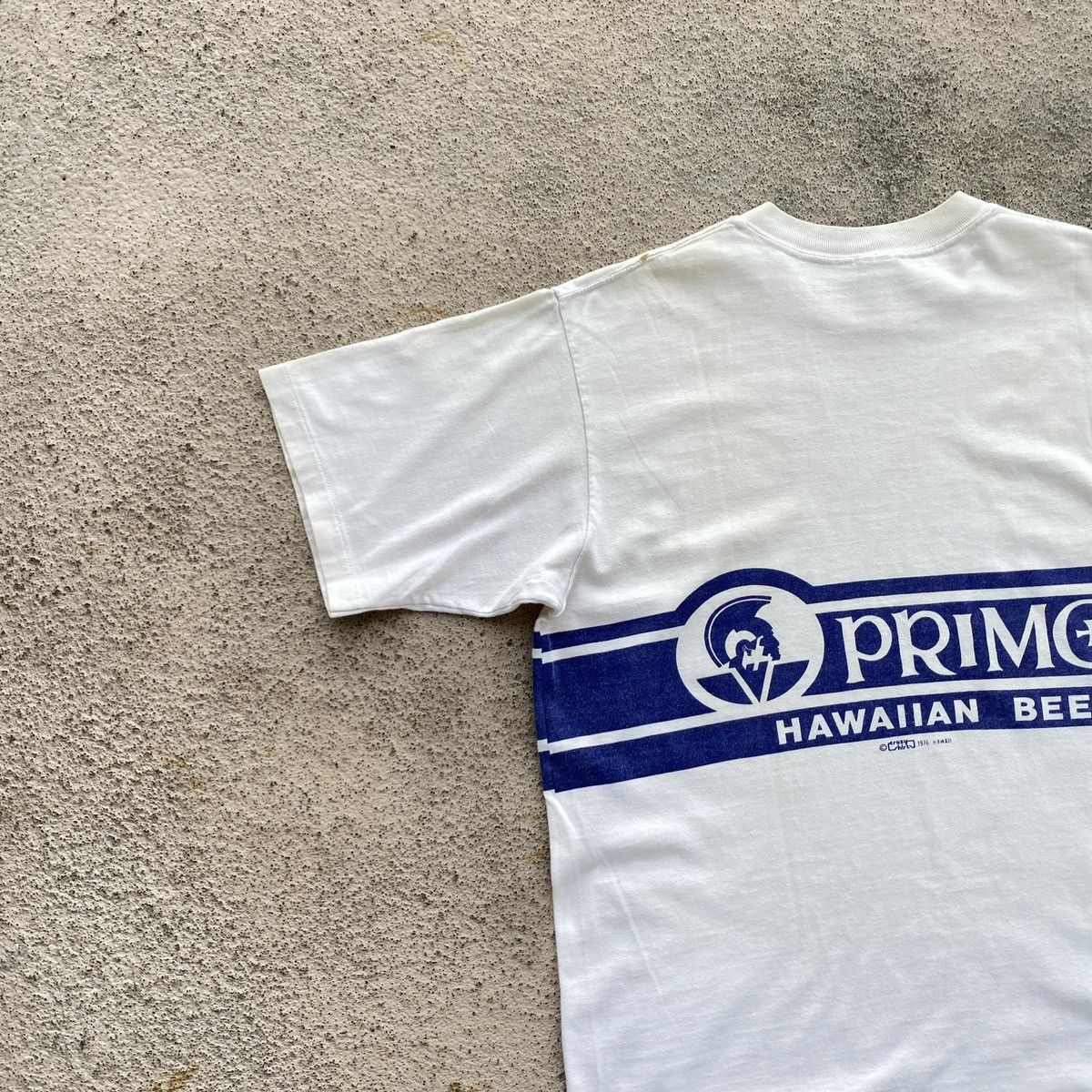 Vintage Vintage 70s Primo Hawaiian Beer t shirt Wraparound Hawaii Size US L / EU 52-54 / 3 - 5 Thumbnail