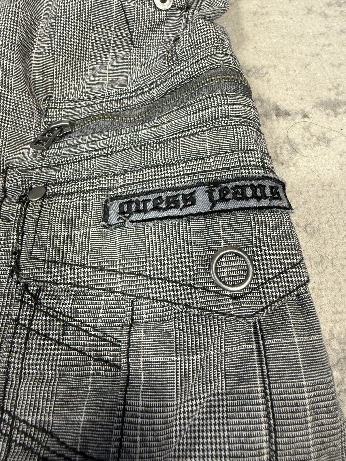 Guess Y2K Guess Checkered Shorts Size US 34 / EU 50 - 3 Thumbnail