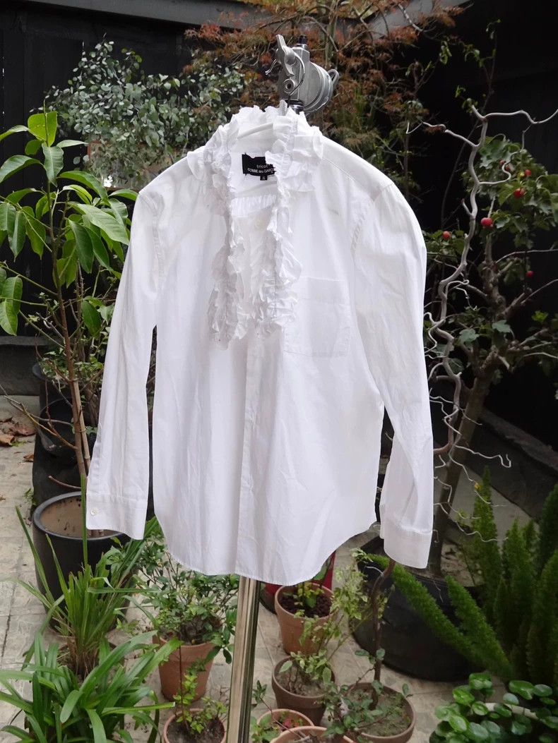 Comme des Garcons Comme Des Garcons Shirt with lace collar Size S / US 4 / IT 40 - 1 Thumbnail