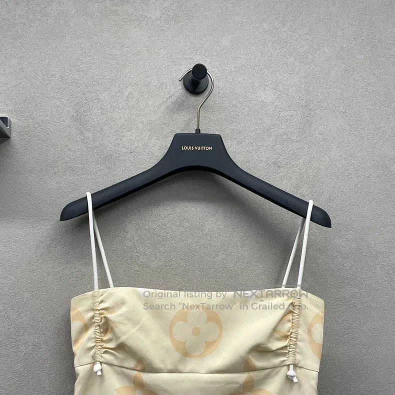 Louis Vuitton LV Cream Sling Short Dress. Size US XS / EU 42 / 0 - 4 Thumbnail