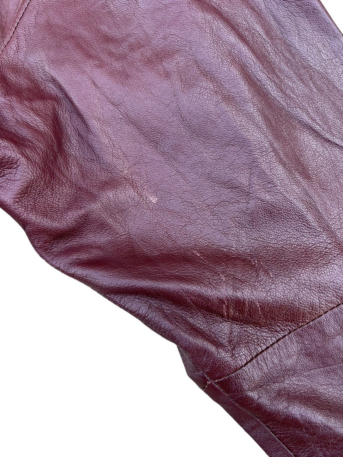 Vintage Vintage Unknown Fade Patina Leather Zipper Biker Dress Size XS / US 0-2 / IT 36-38 - 13 Thumbnail
