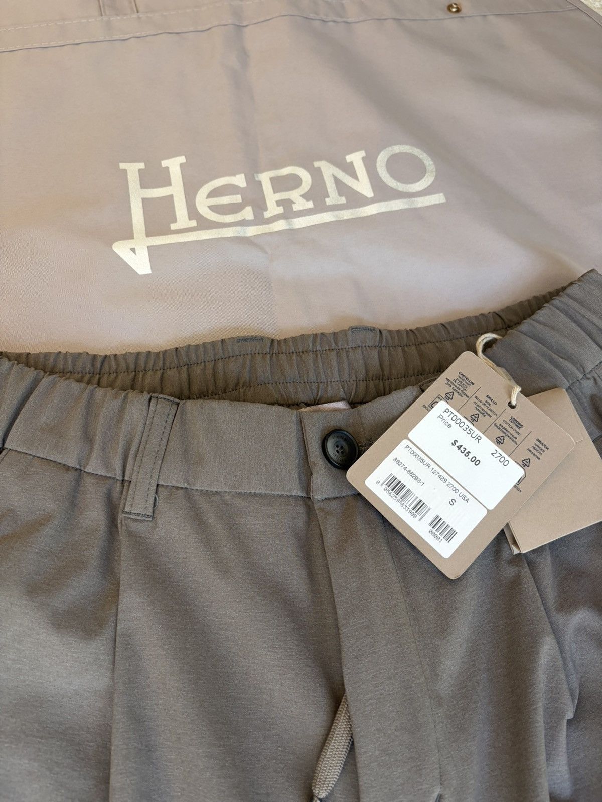 Herno Herno Resort Cargo Trousers Drawstring Luxury Pants Joggers Size US 32 / EU 48 - 4 Thumbnail